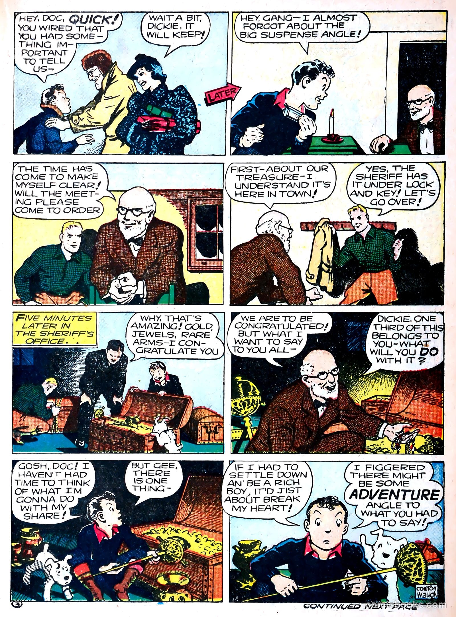 Famous Funnies #92 — page 21 of 60