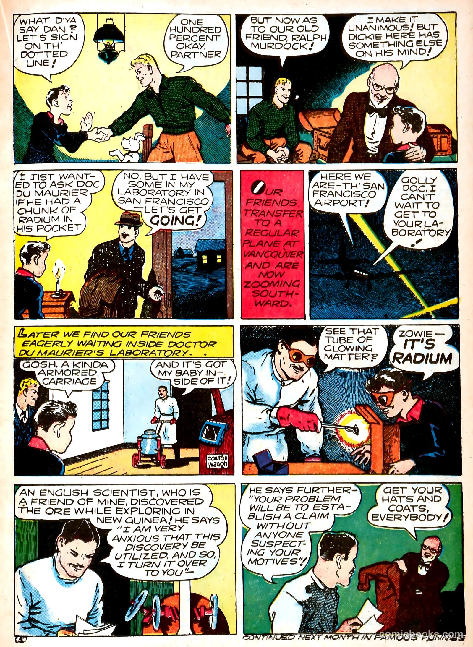 Famous Funnies #92 — page 23 of 60