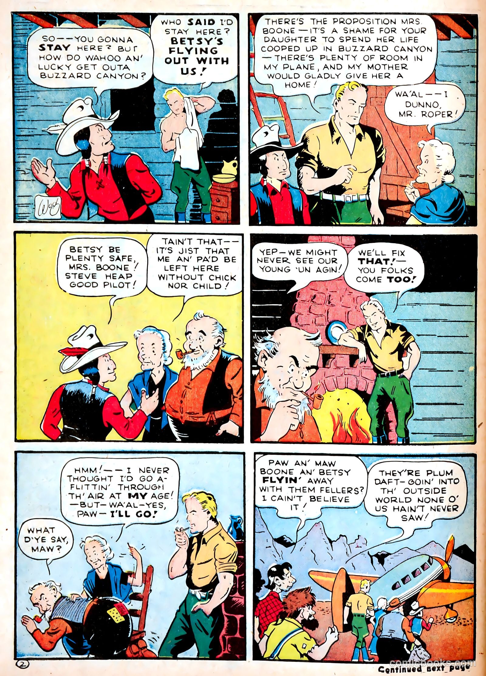 Famous Funnies #92 — page 56 of 60
