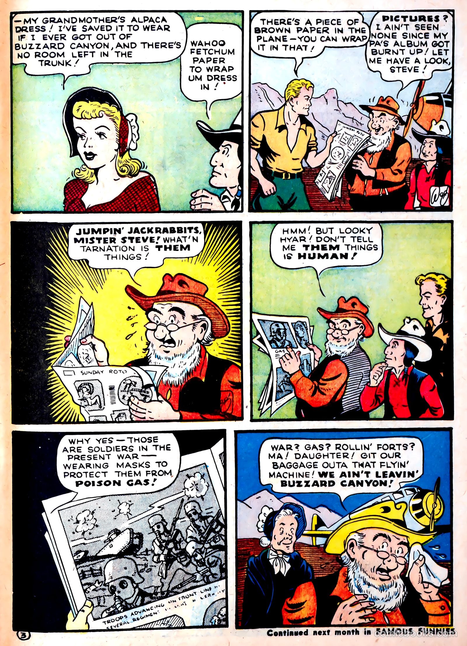 Famous Funnies #92 — page 57 of 60