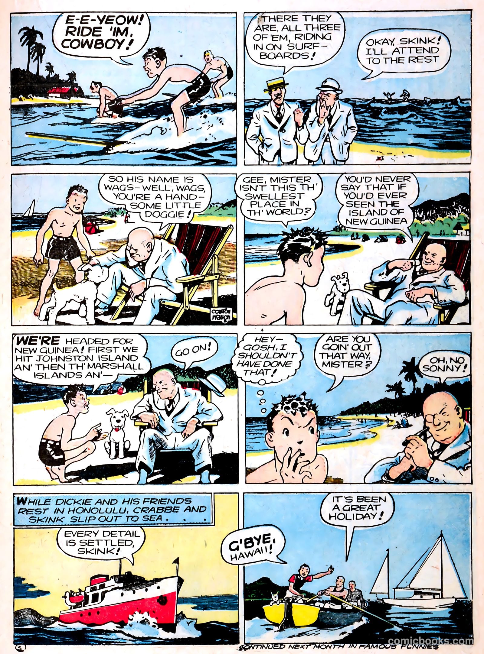 Famous Funnies #93 — page 23 of 60