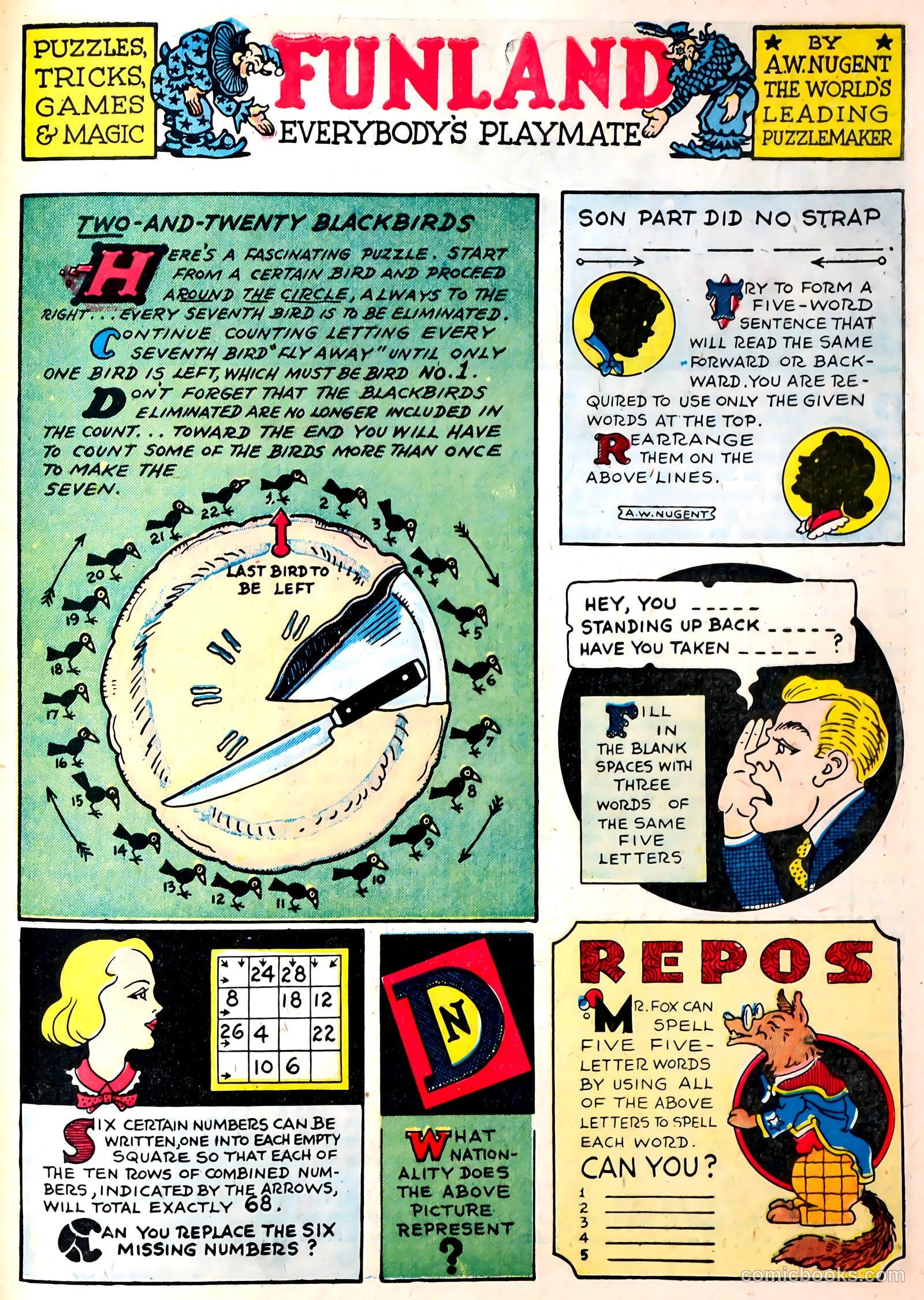 Famous Funnies #93 — page 52 of 60