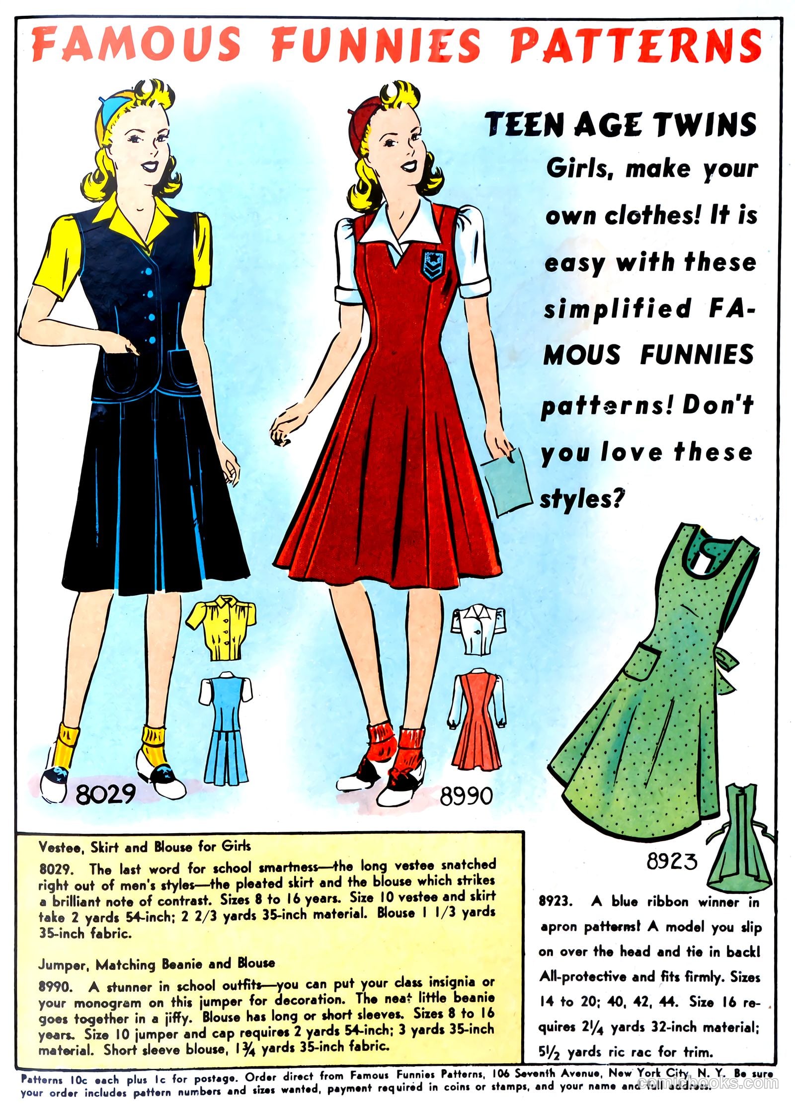 Famous Funnies #93 — page 59 of 60