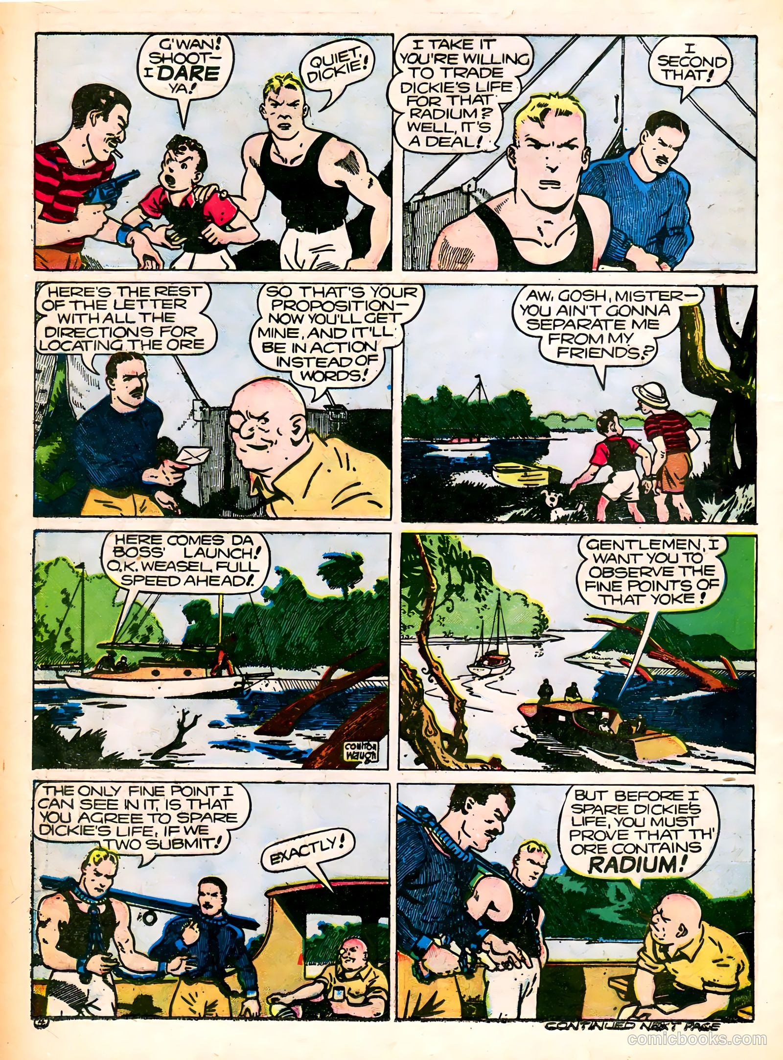 Famous Funnies #94 — page 22 of 60