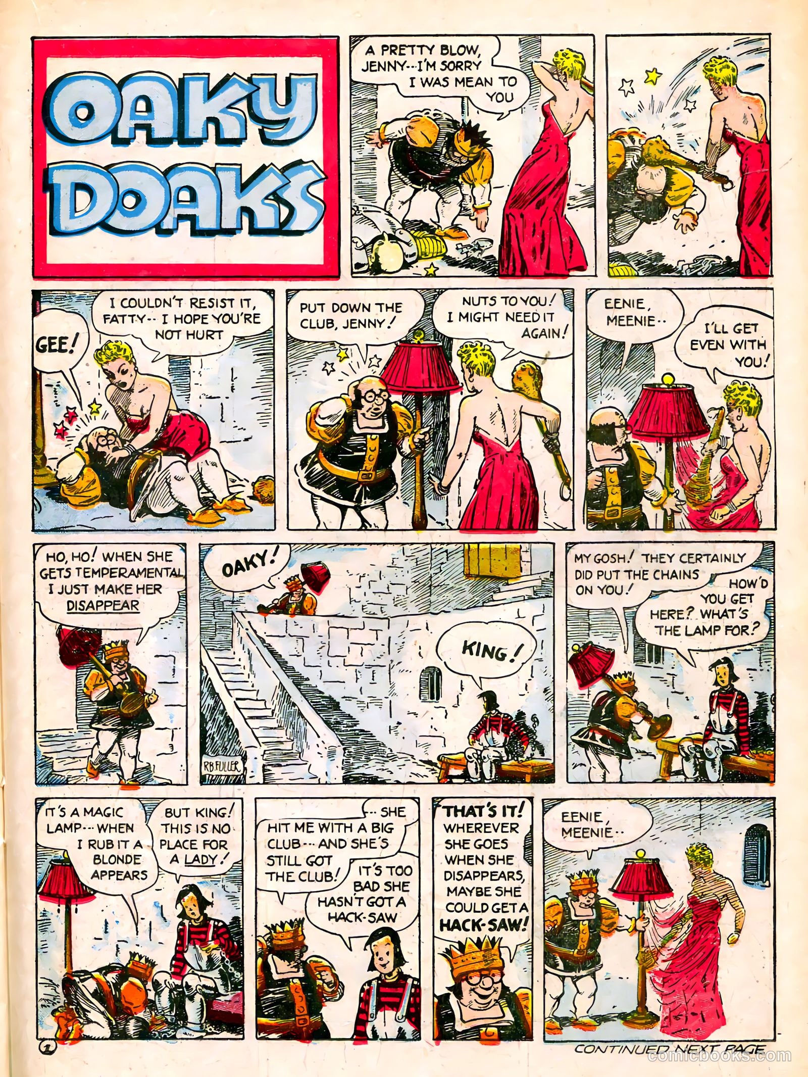 Famous Funnies #94 — page 37 of 60