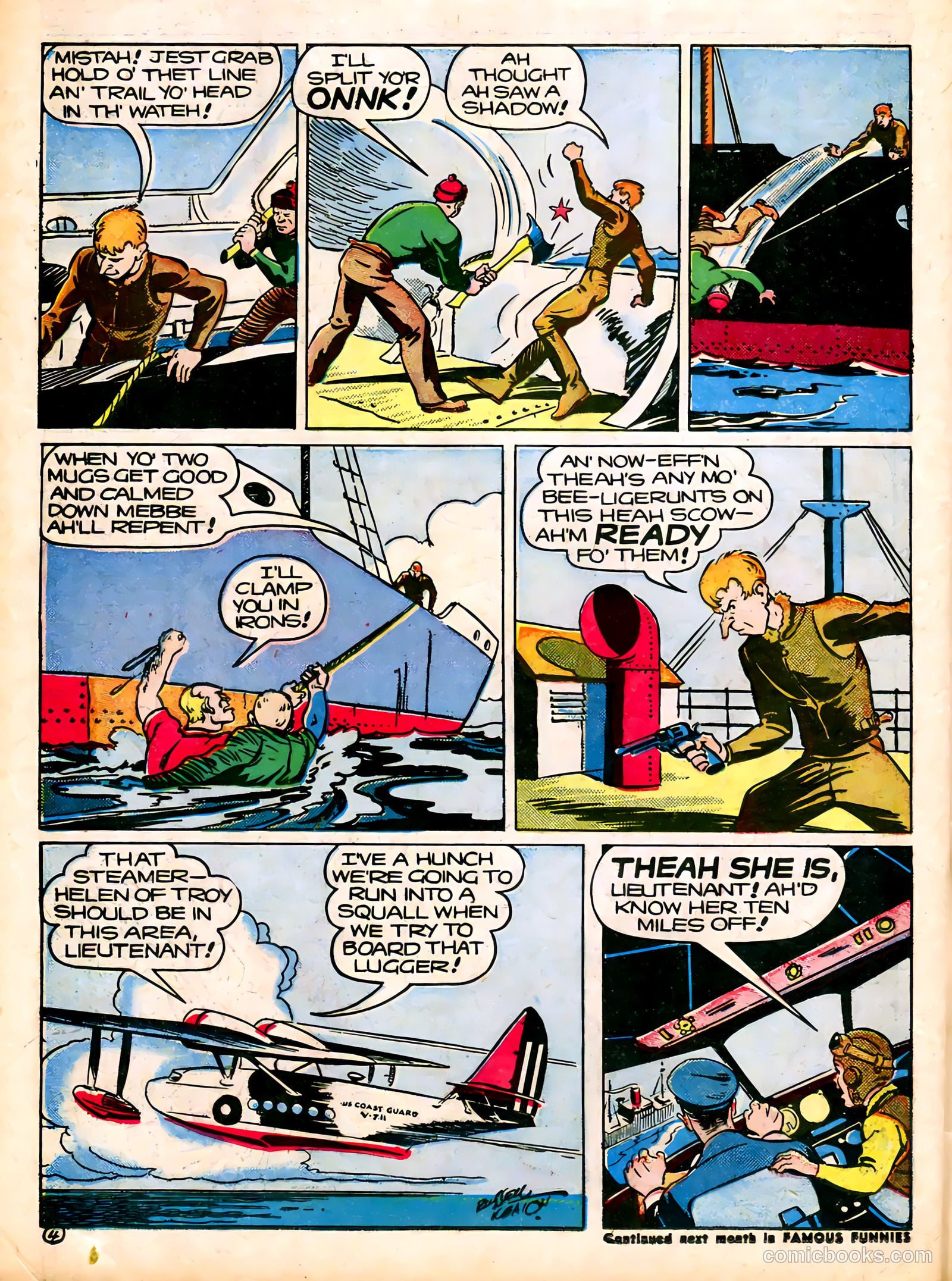 Famous Funnies #94 — page 44 of 60