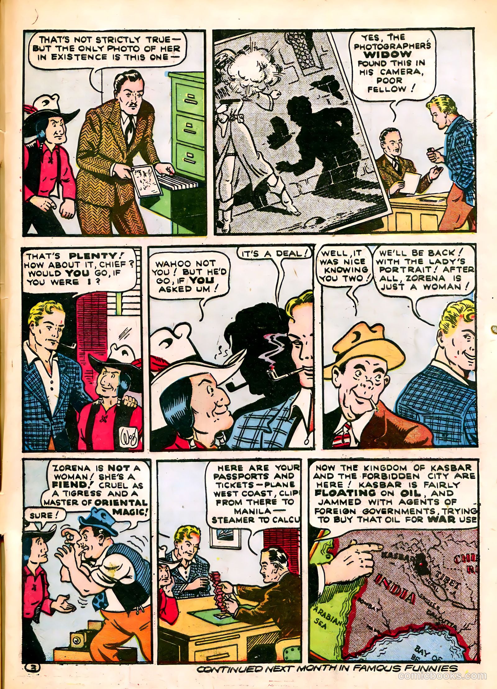 Famous Funnies #94 — page 57 of 60