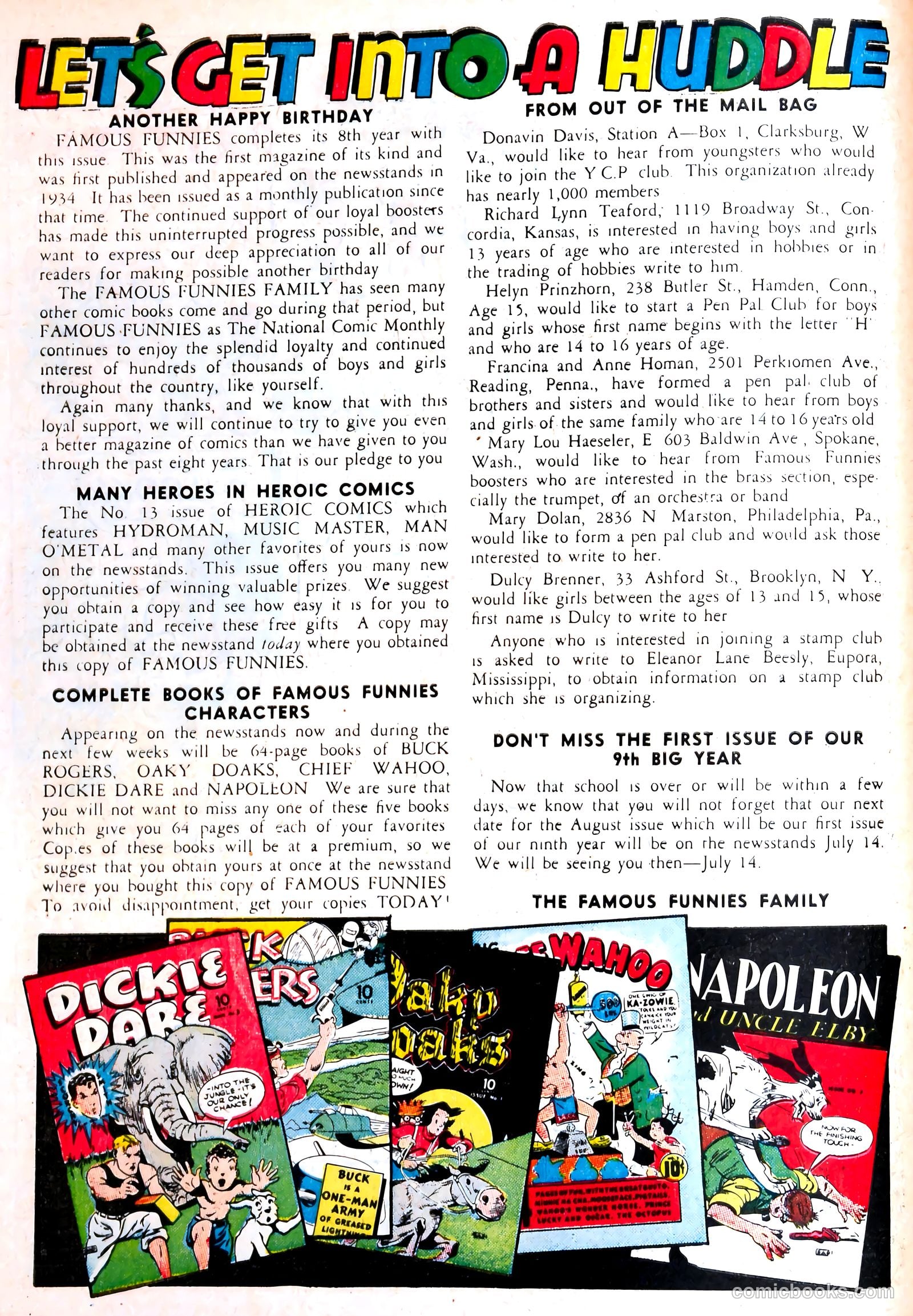 Famous Funnies #96 — page 4 of 60