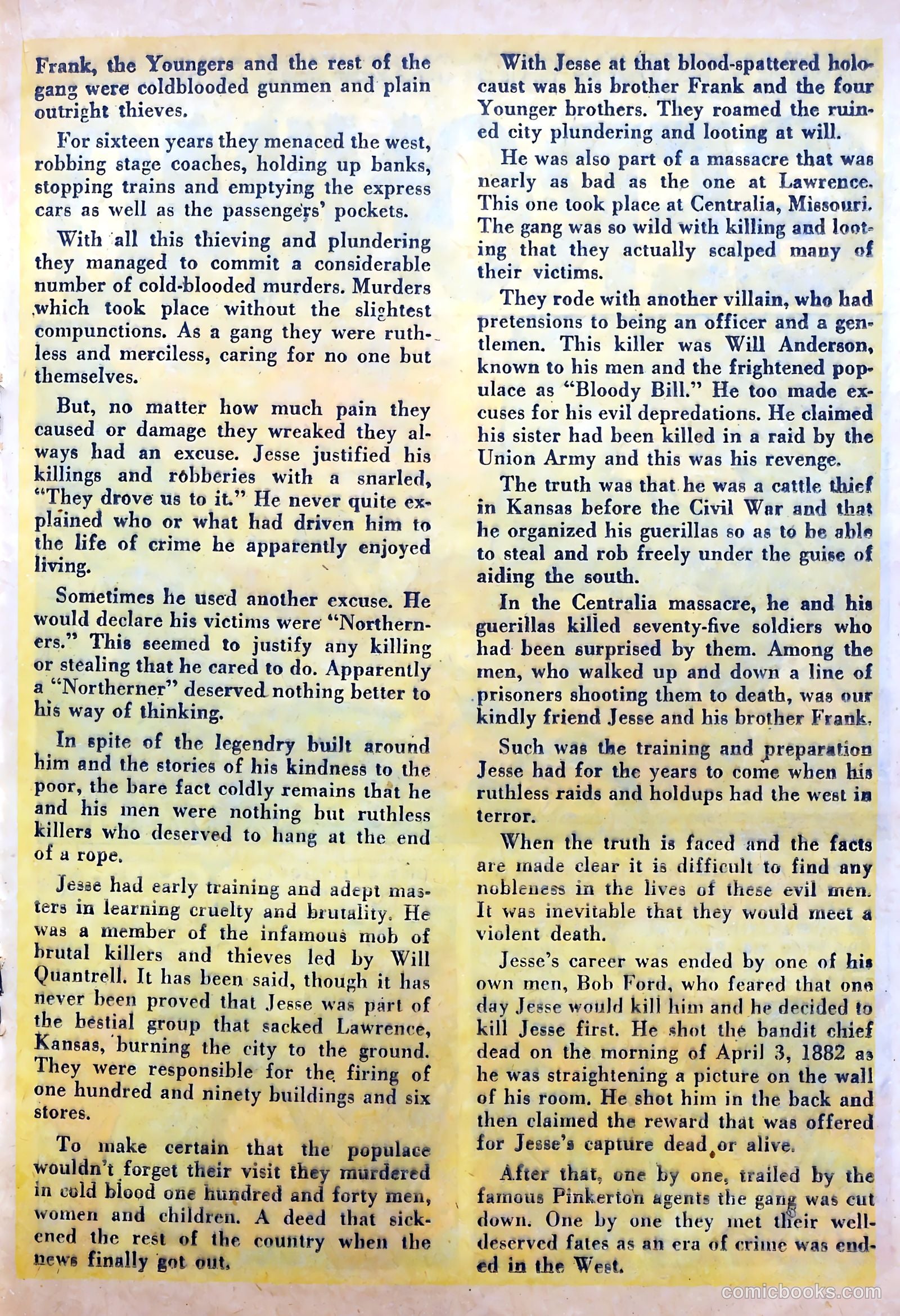Famous Western Badmen #15 — page 19 of 36
