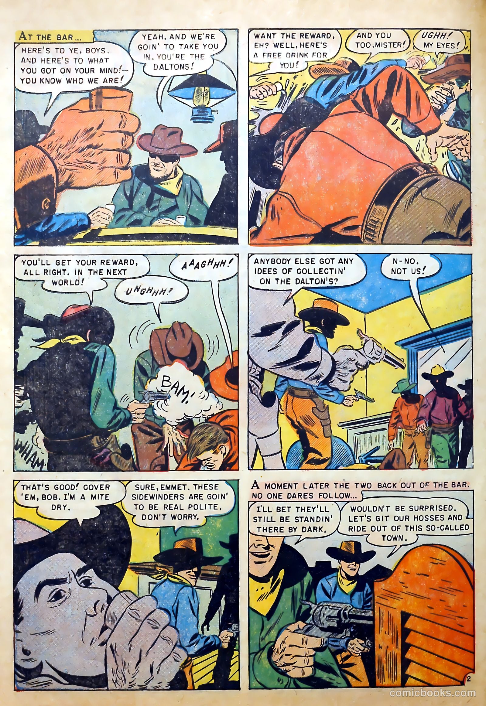 Famous Western Badmen #15 — page 28 of 36