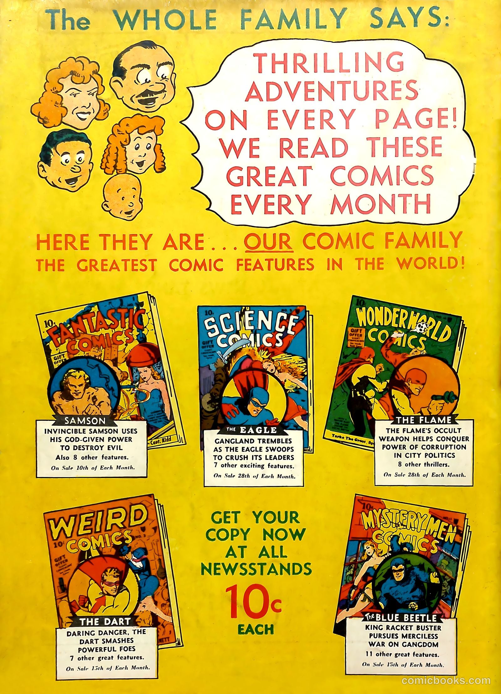 Fantastic Comics #11 — page 69 of 69
