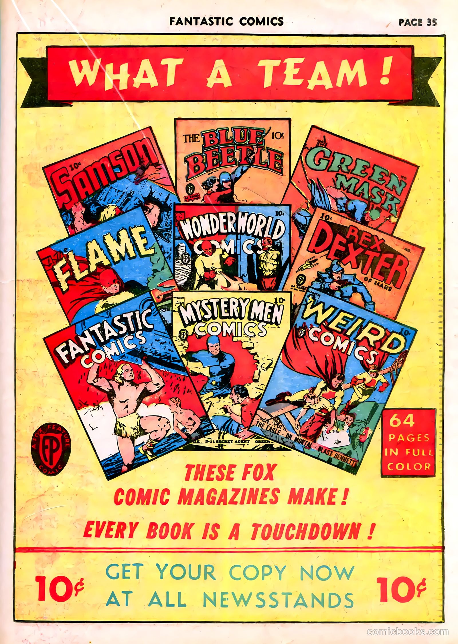 Fantastic Comics #13 — page 37 of 68