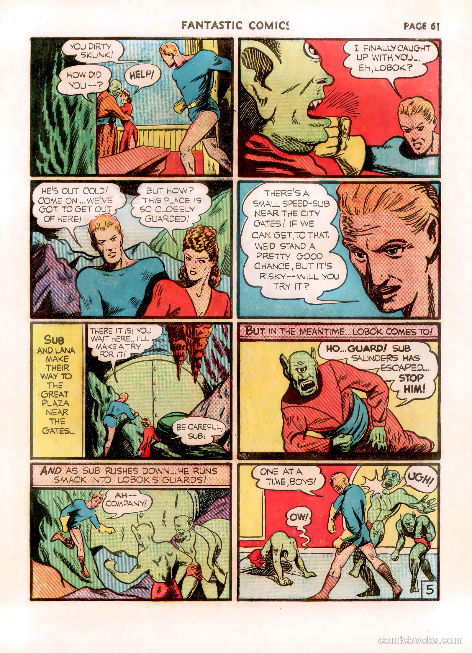 Fantastic Comics #14 — page 62 of 67