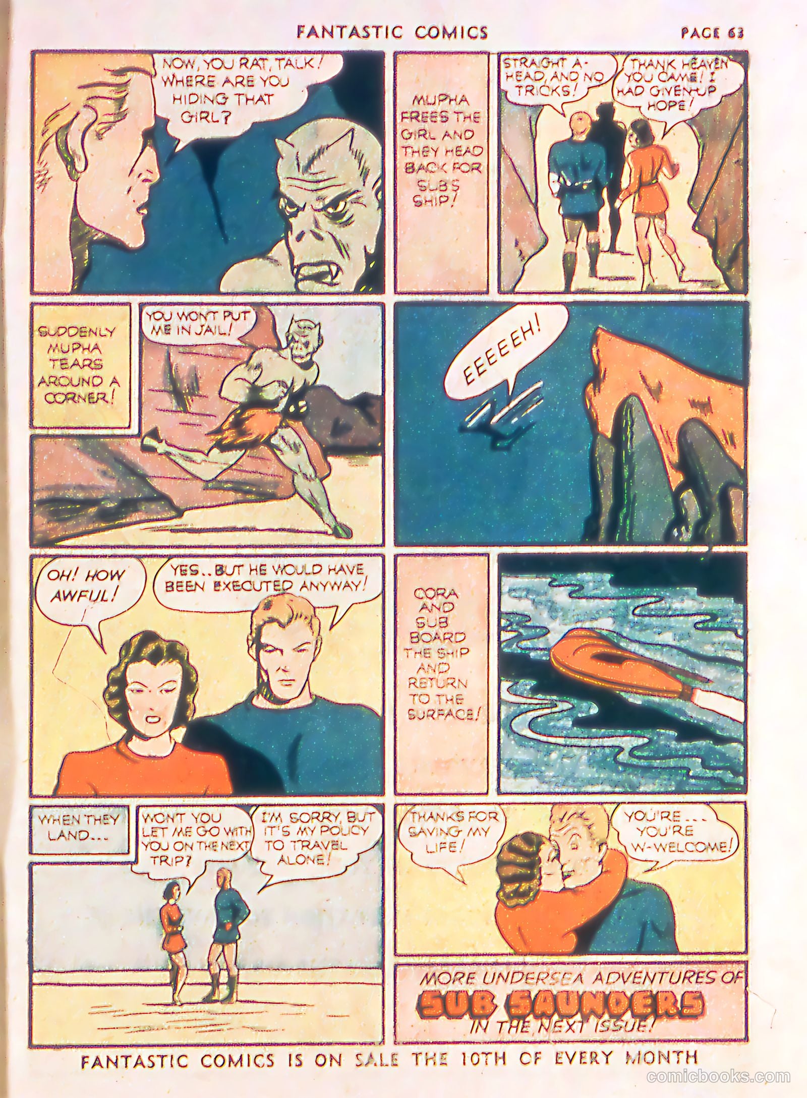Fantastic Comics #18 — page 65 of 69