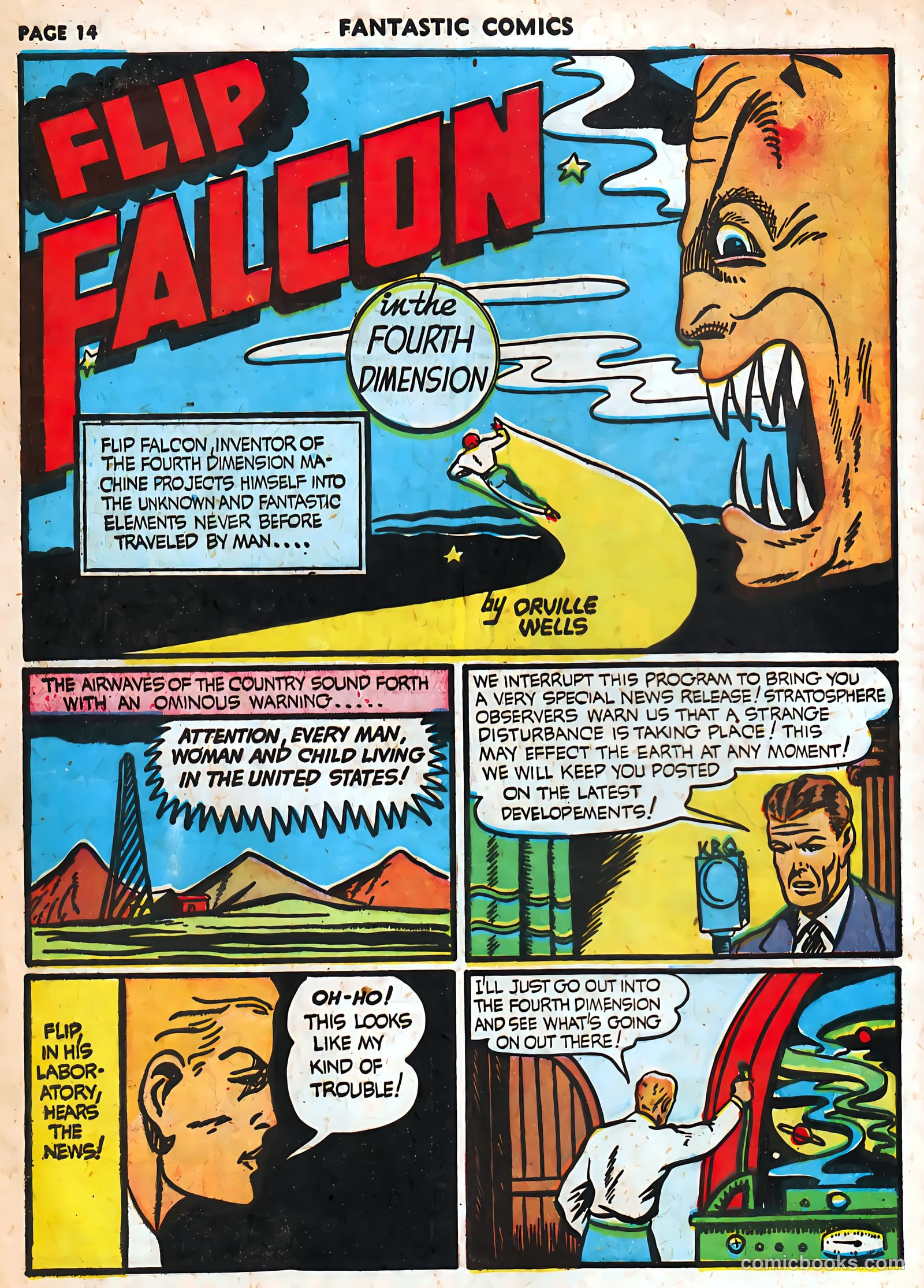 Fantastic Comics #20 — page 16 of 68