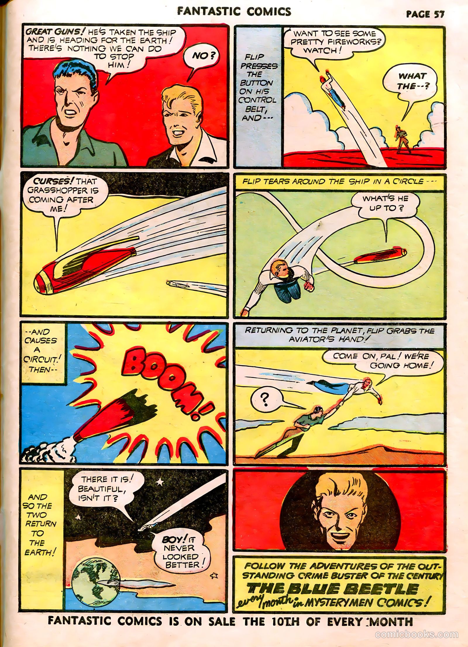 Fantastic Comics #21 — page 56 of 64