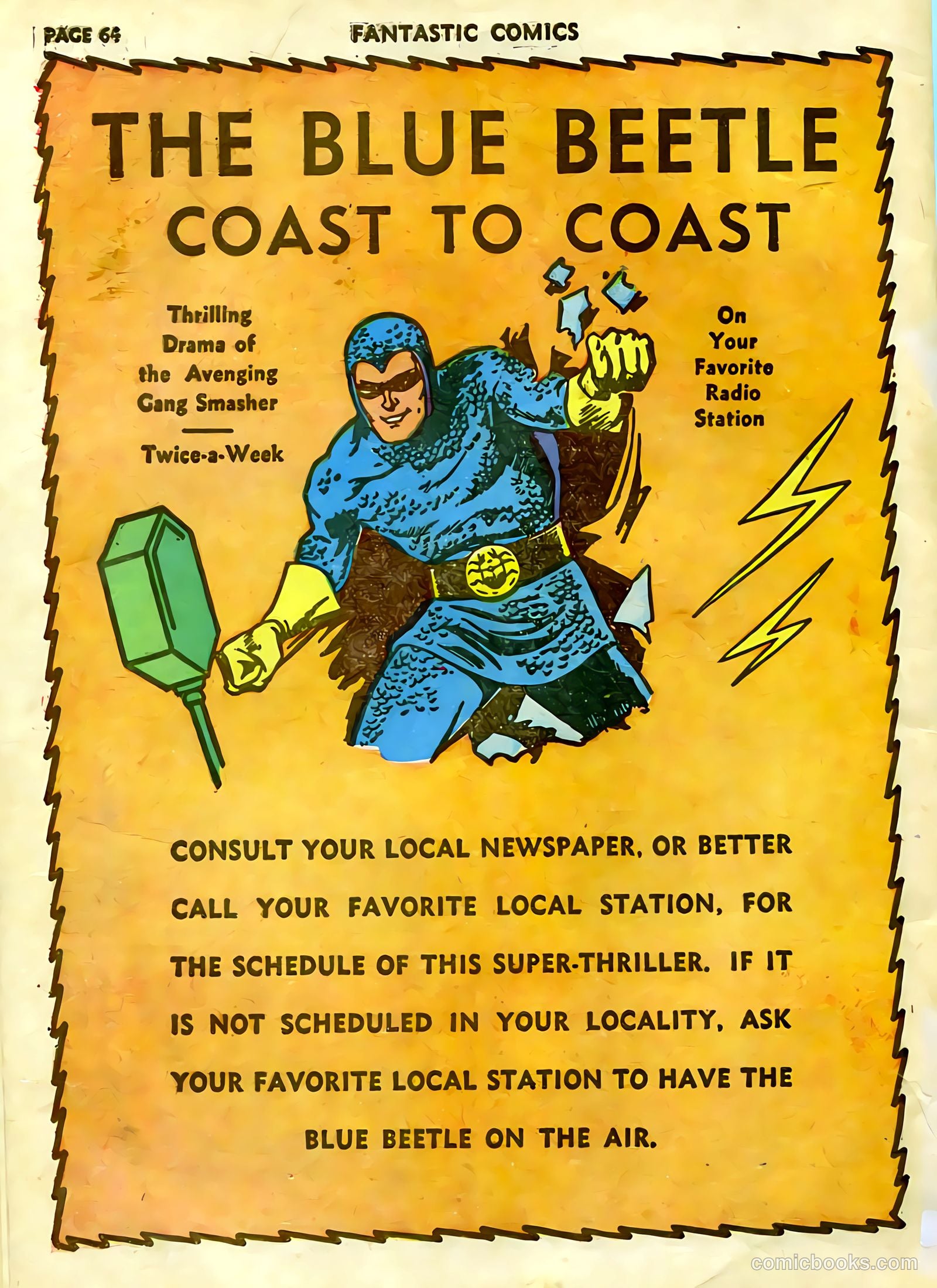 Fantastic Comics #21 — page 63 of 64
