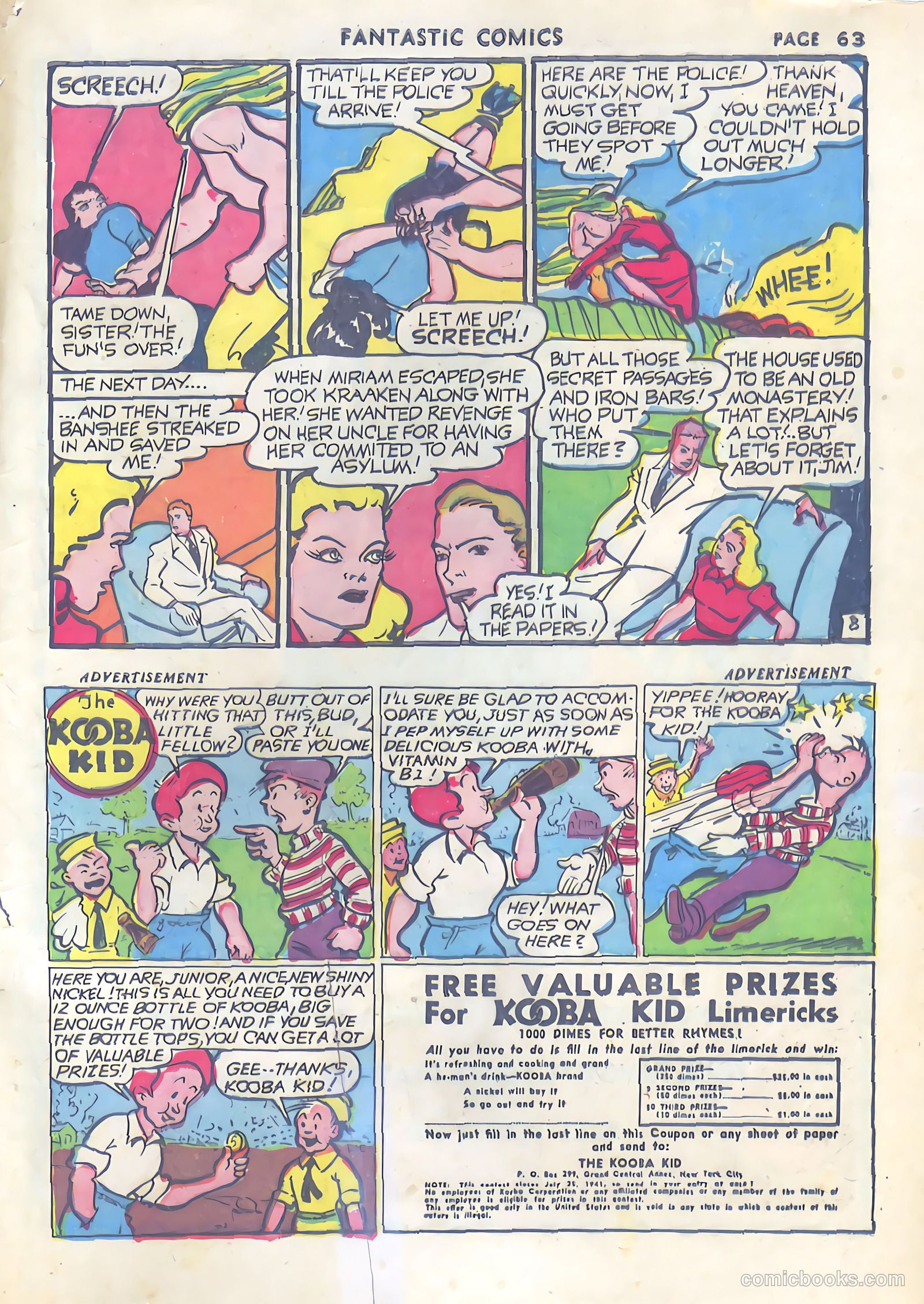 Fantastic Comics #23 — page 64 of 66