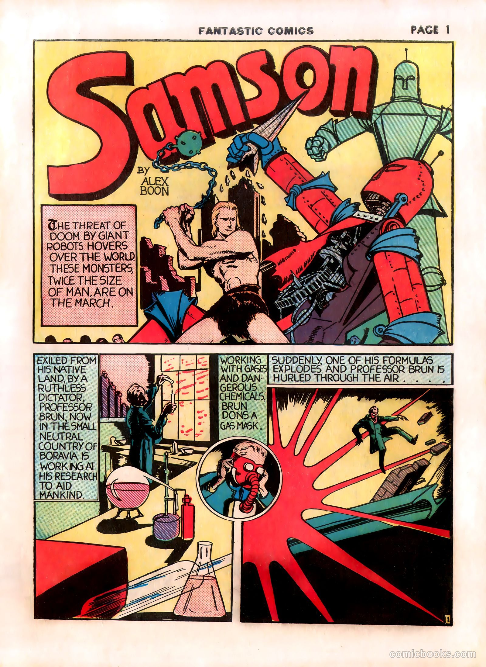 Fantastic Comics #4 — page 3 of 68
