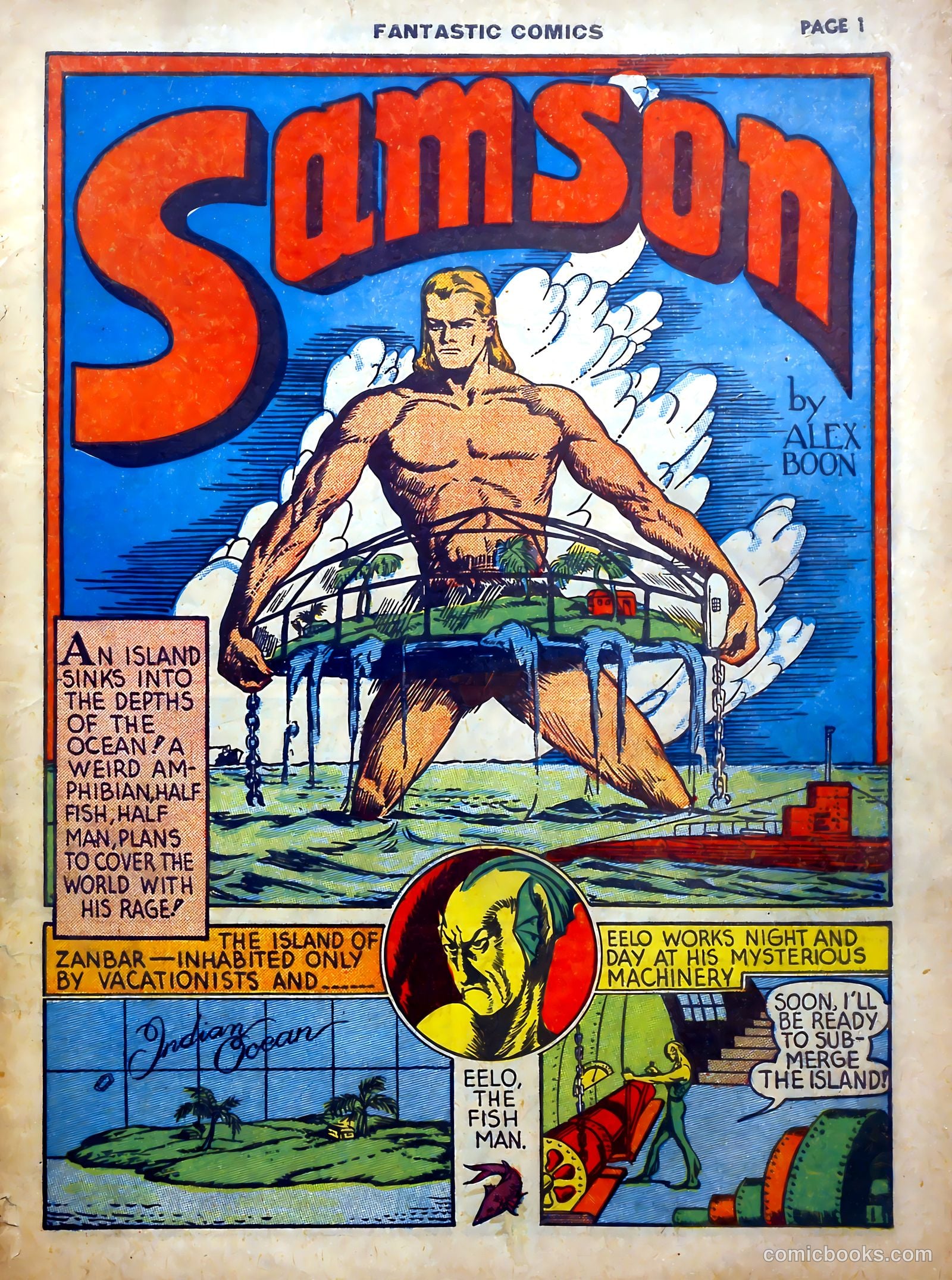 Fantastic Comics #5 — page 2 of 67