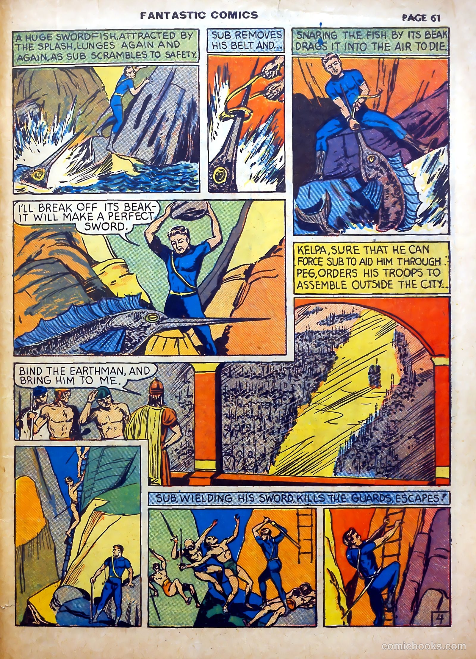 Fantastic Comics #5 — page 62 of 67