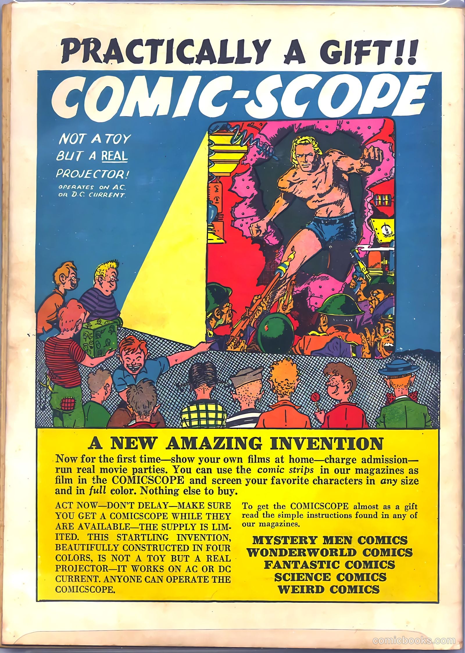 Fantastic Comics #5 — page 67 of 67