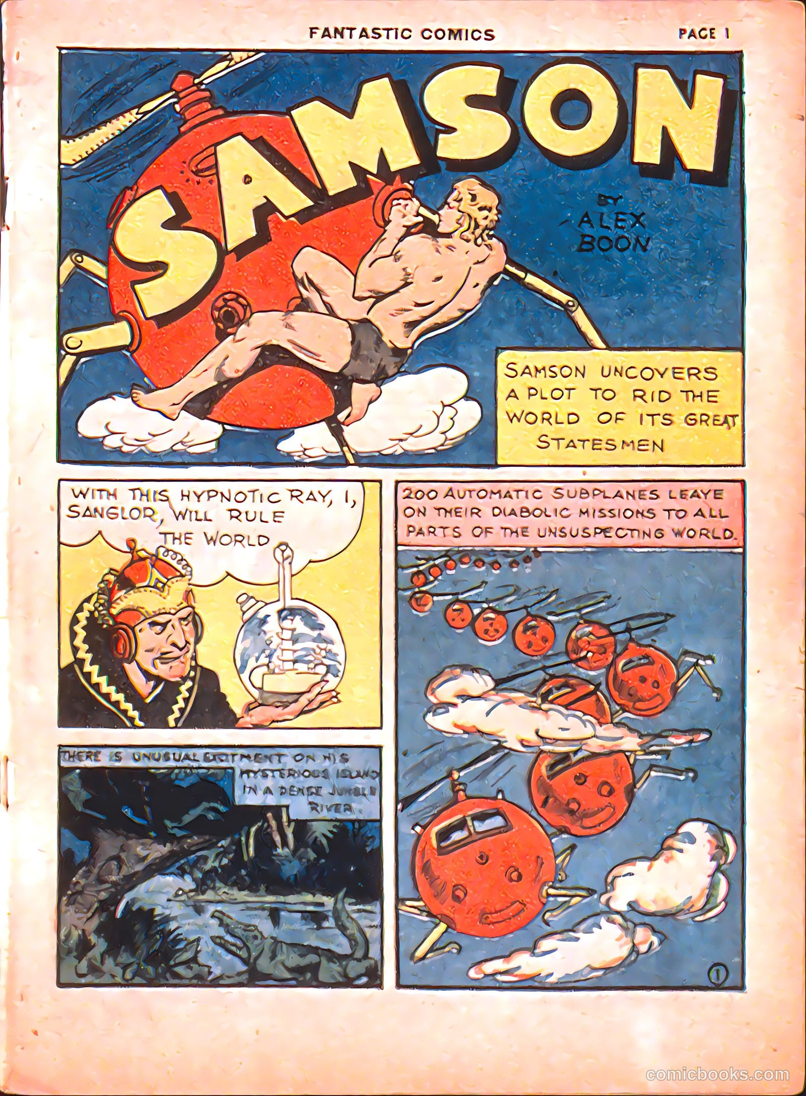 Fantastic Comics #7 — page 3 of 68