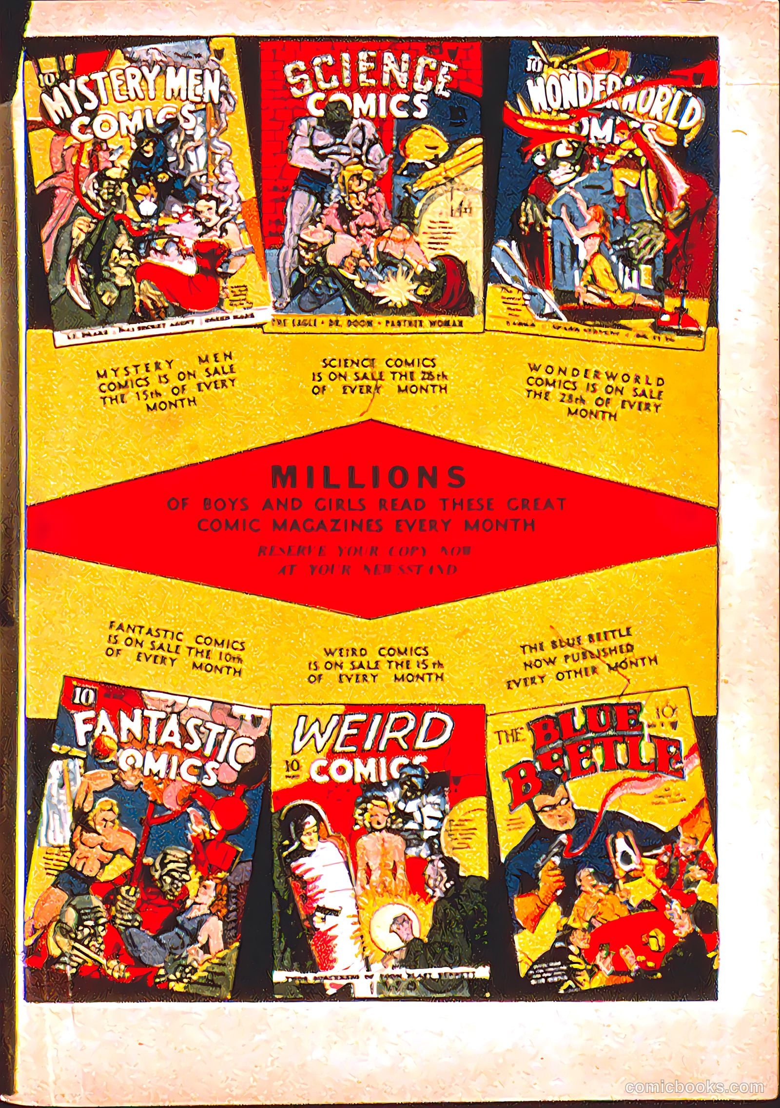 Fantastic Comics #7 — page 67 of 68