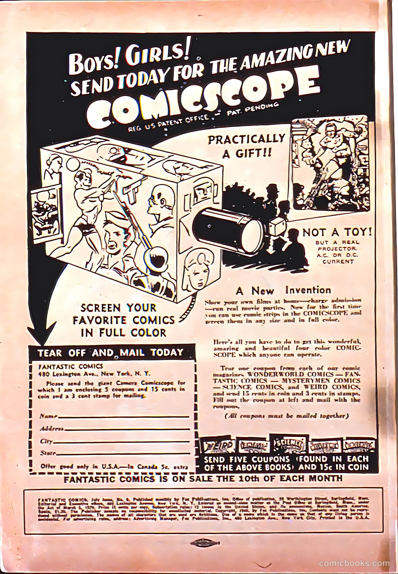 Fantastic Comics #8 — page 2 of 69