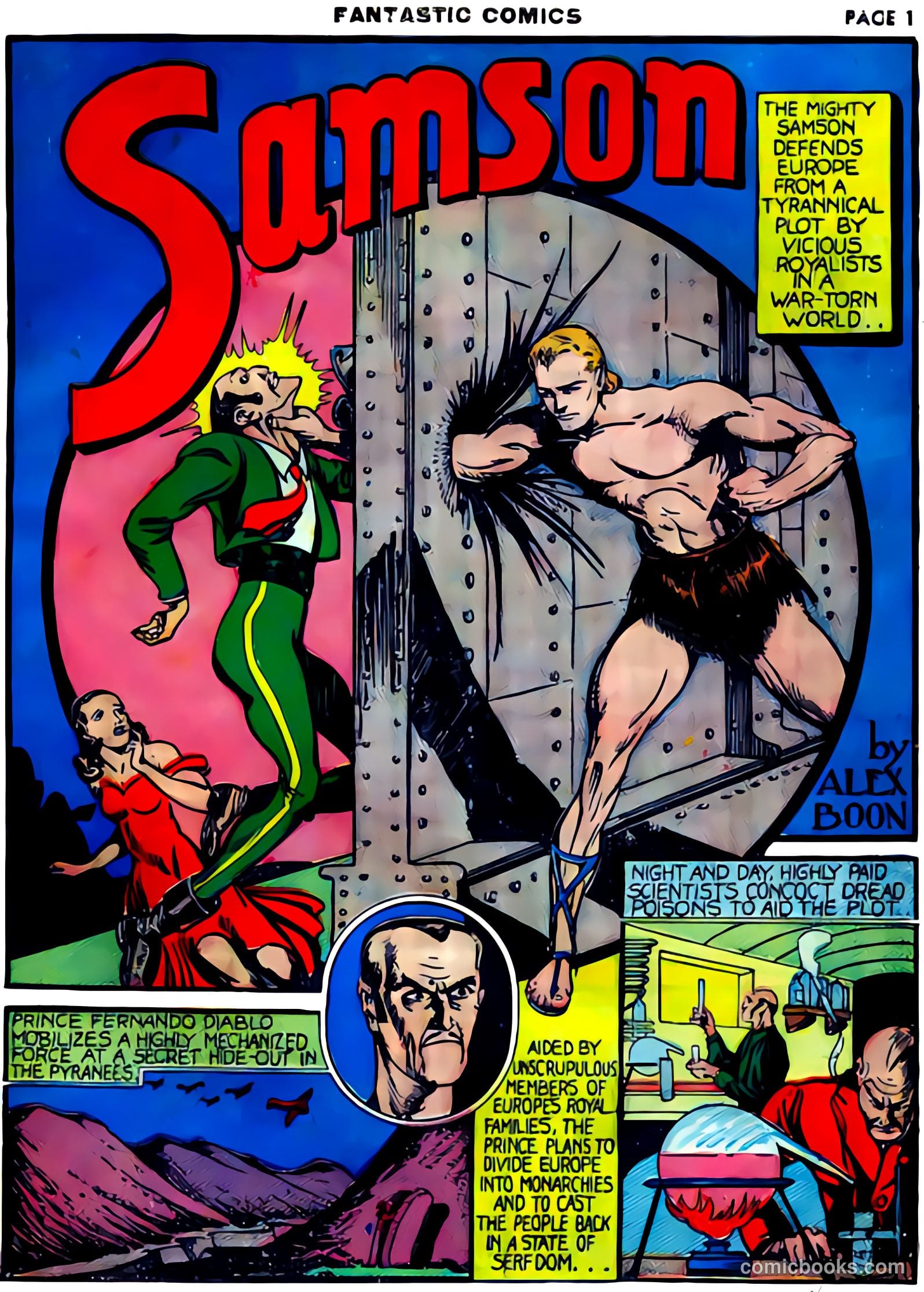 Fantastic Comics #8 — page 3 of 69
