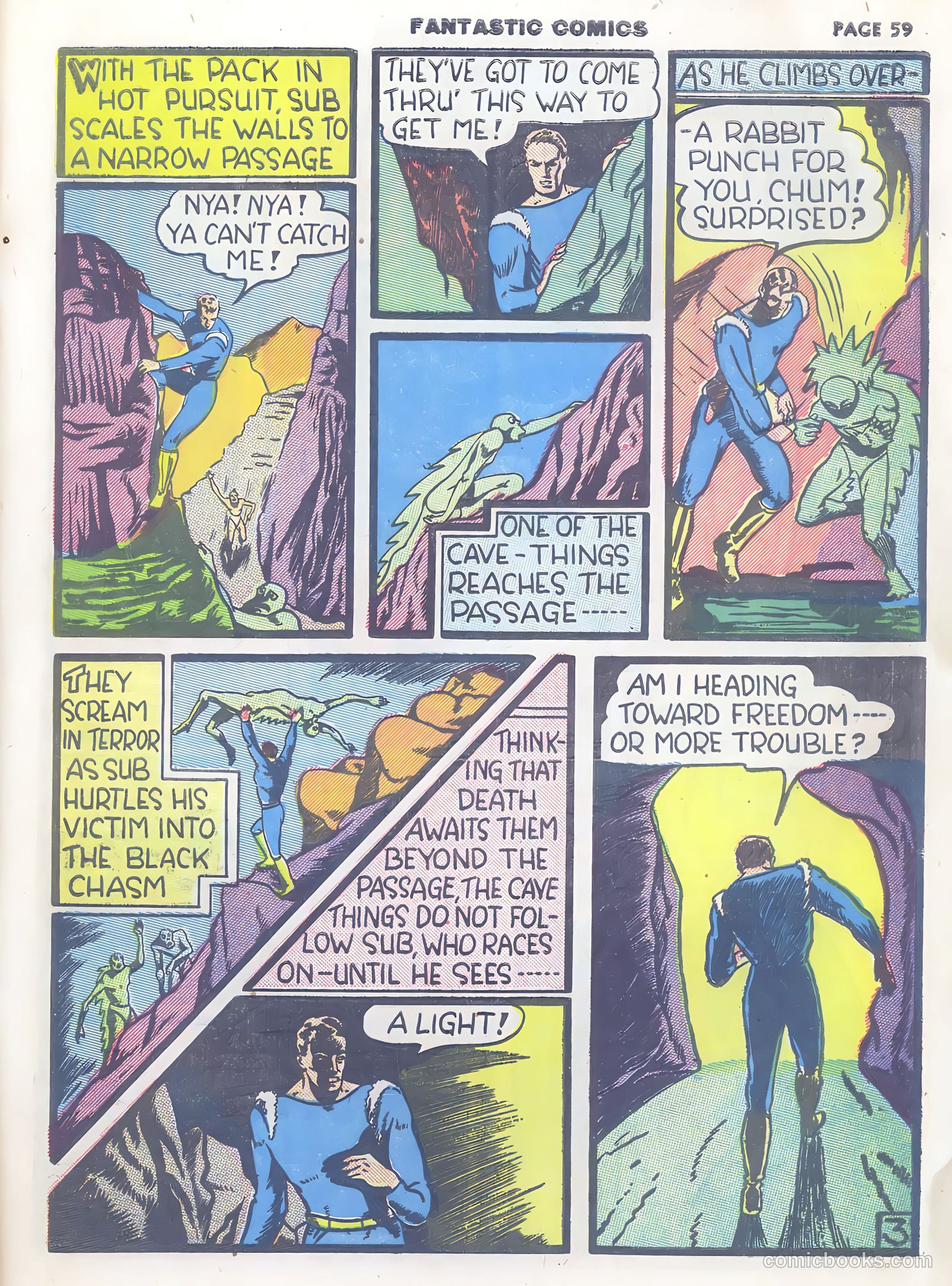 Fantastic Comics #9 — page 60 of 67
