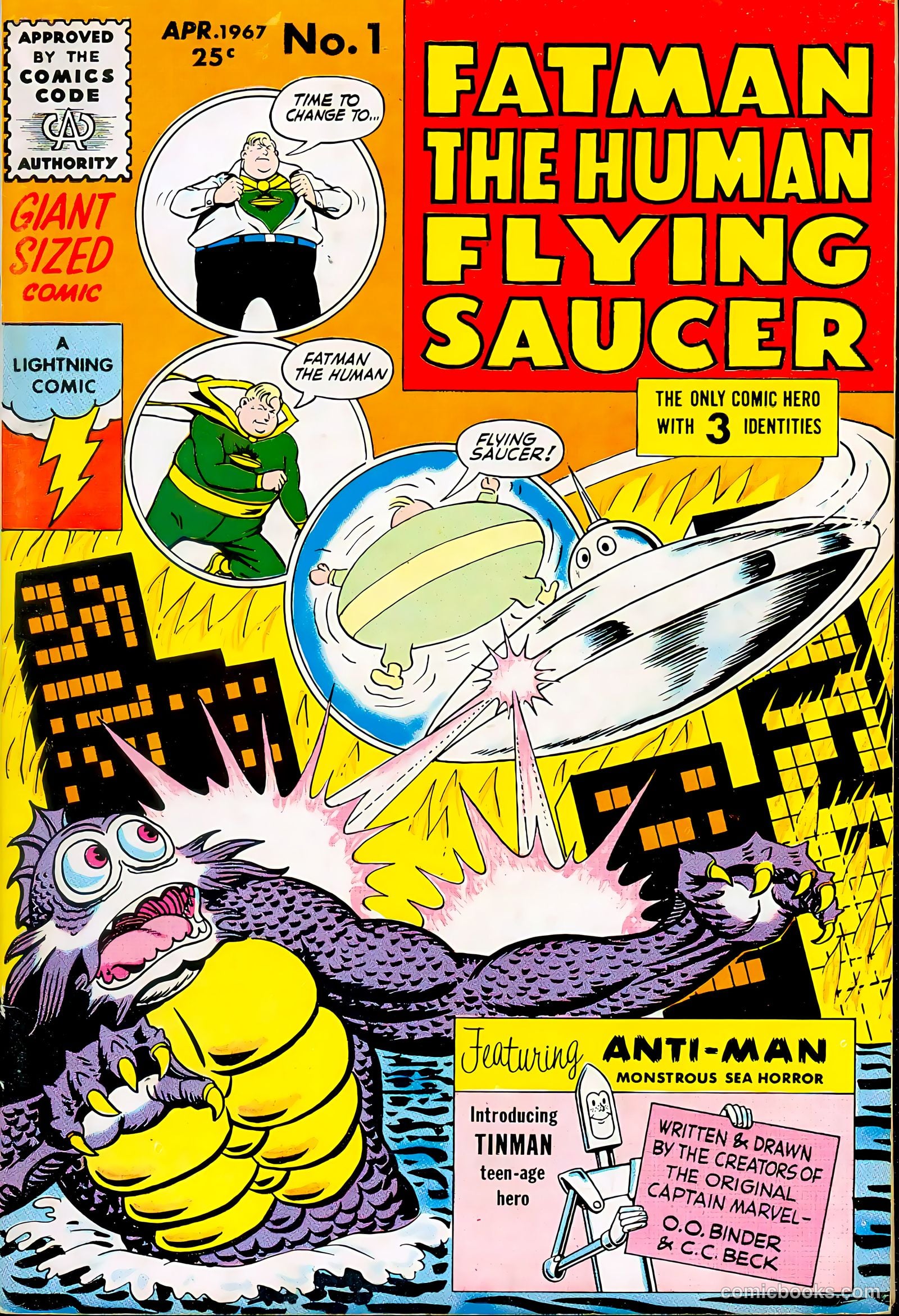 Fatman the Human Flying Saucer #1 — page 1 of 68