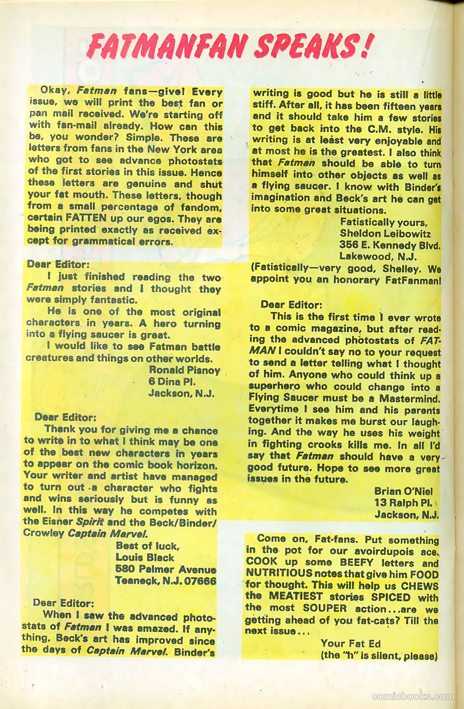 Fatman the Human Flying Saucer #1 — page 36 of 68