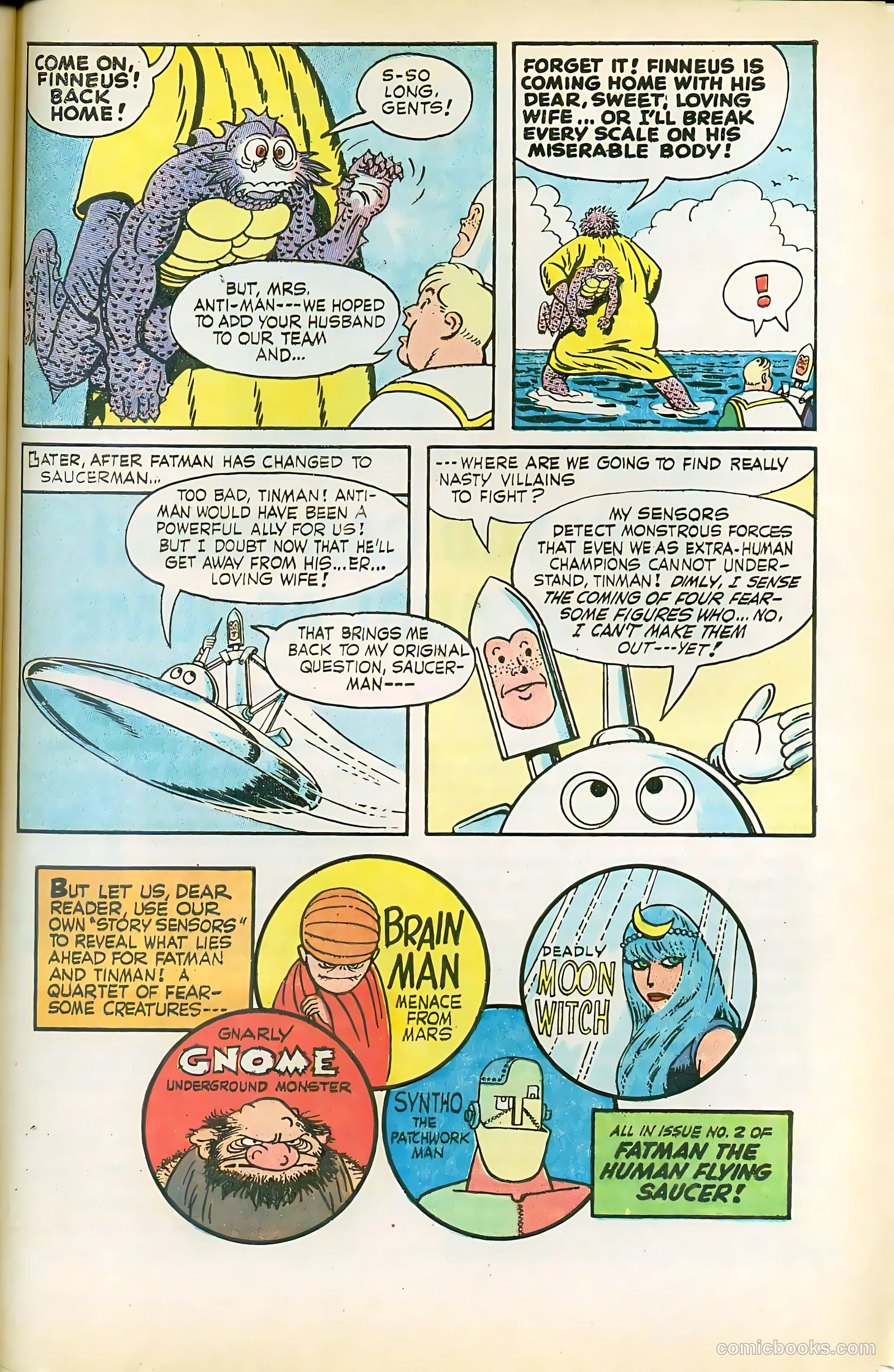 Fatman the Human Flying Saucer #1 — page 65 of 68