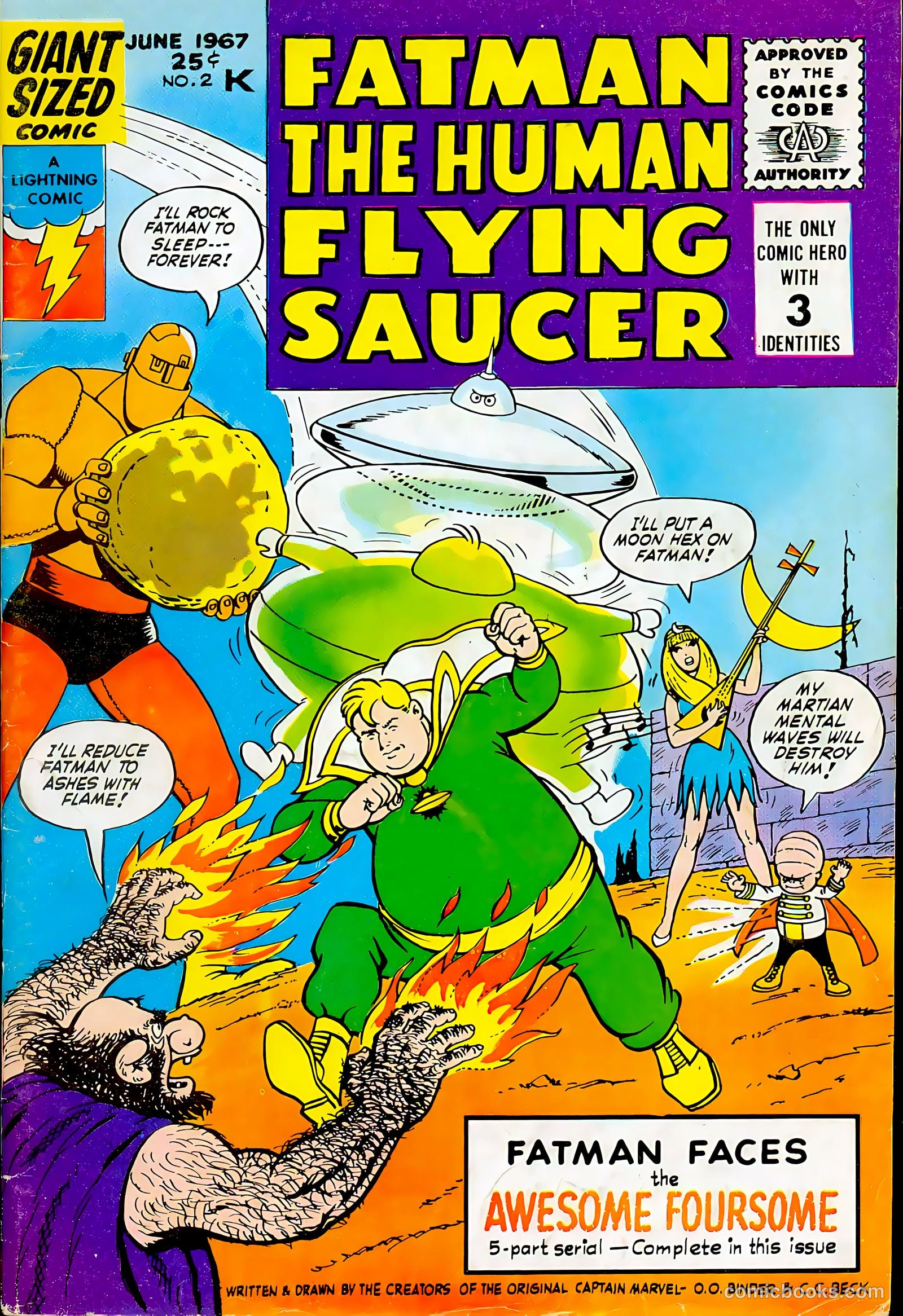 Fatman the Human Flying Saucer #2 — page 1 of 68