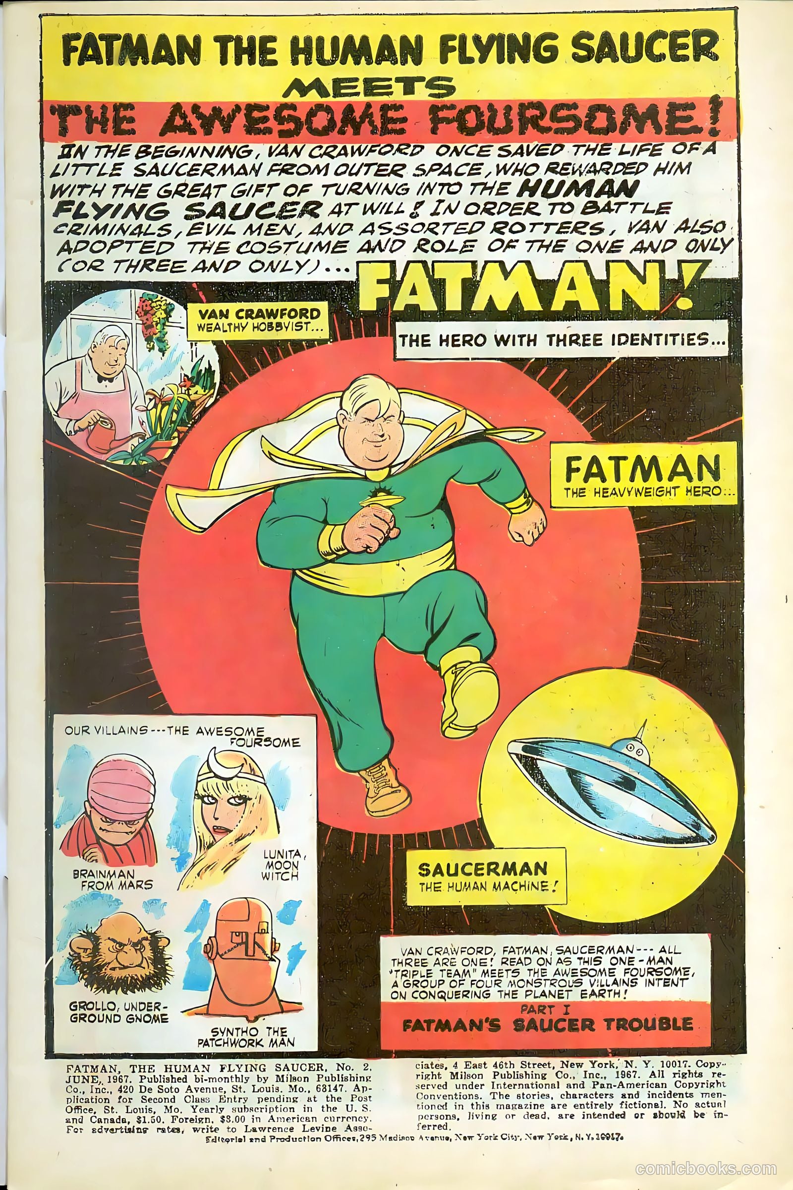 Fatman the Human Flying Saucer #2 — page 3 of 68