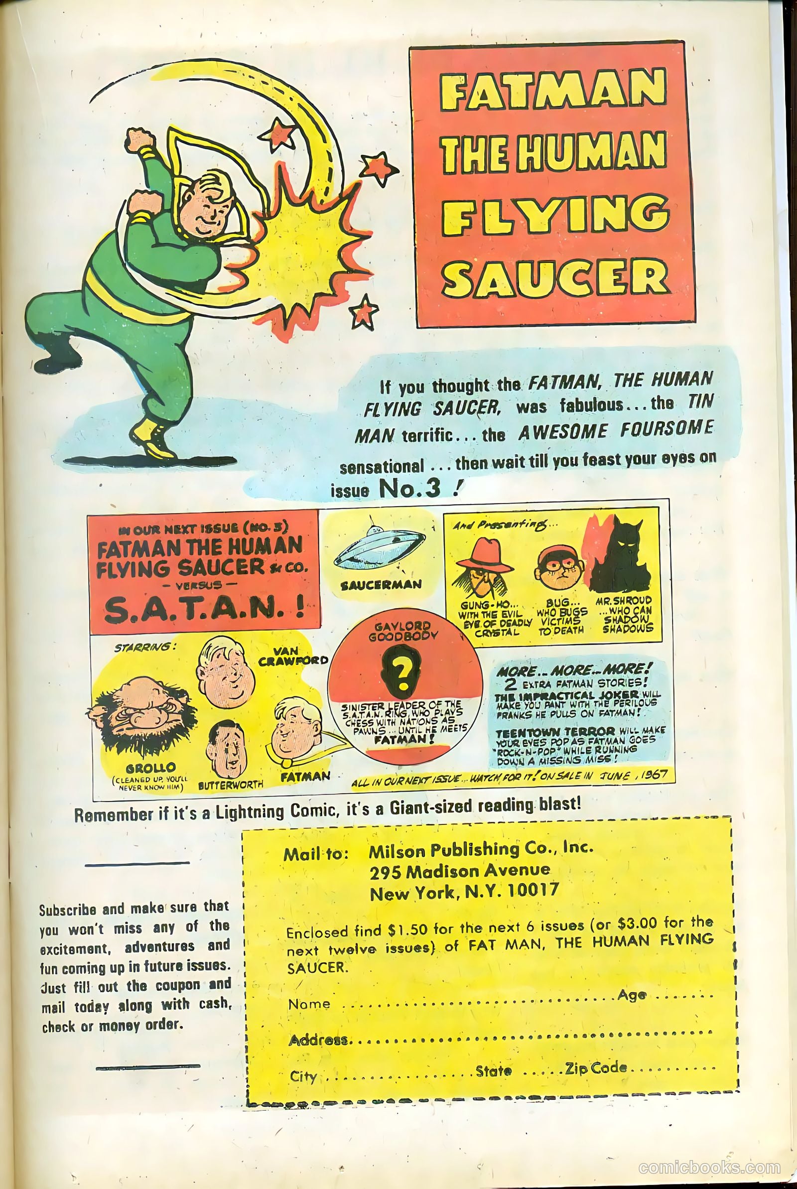 Fatman the Human Flying Saucer #2 — page 51 of 68