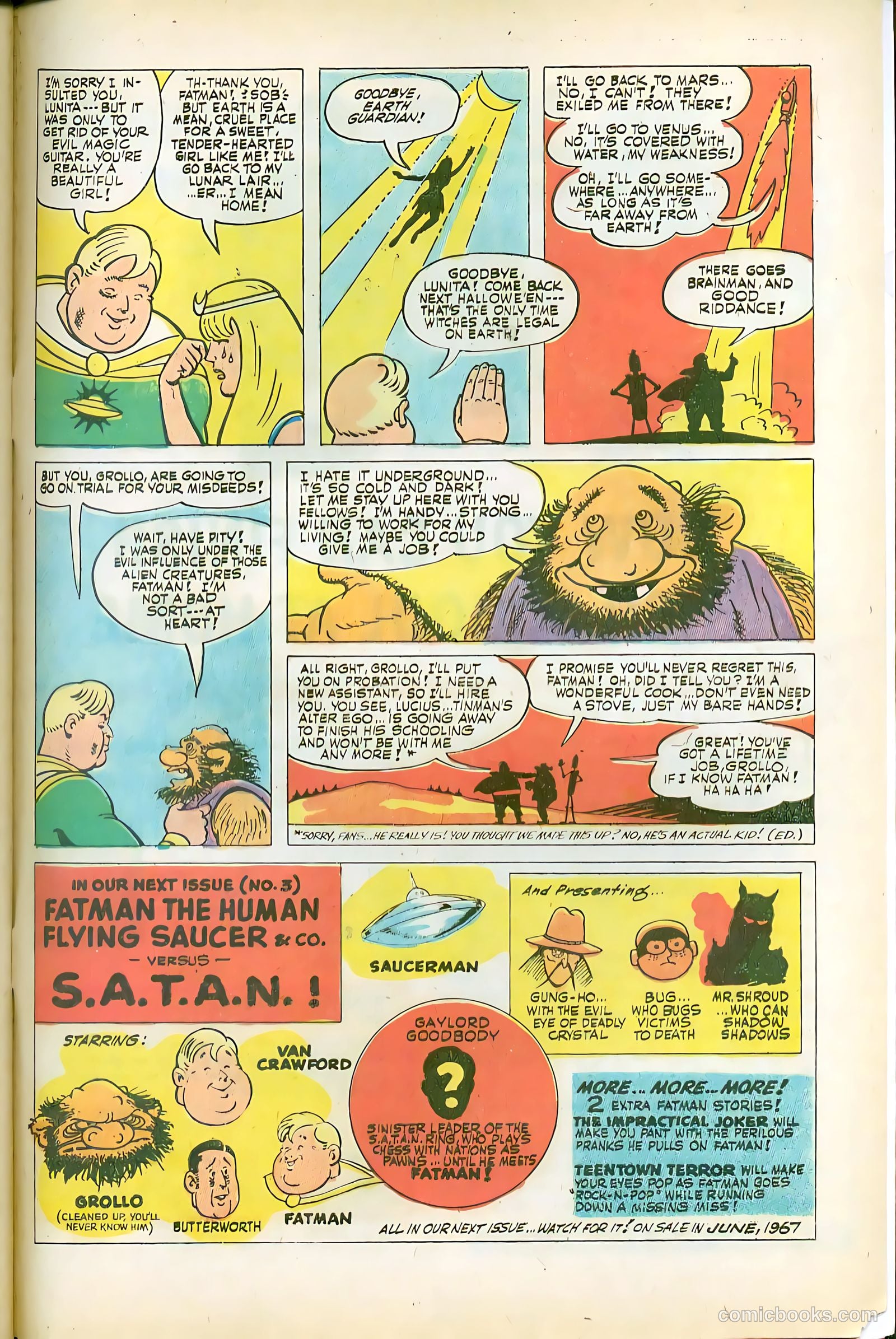 Fatman the Human Flying Saucer #2 — page 65 of 68