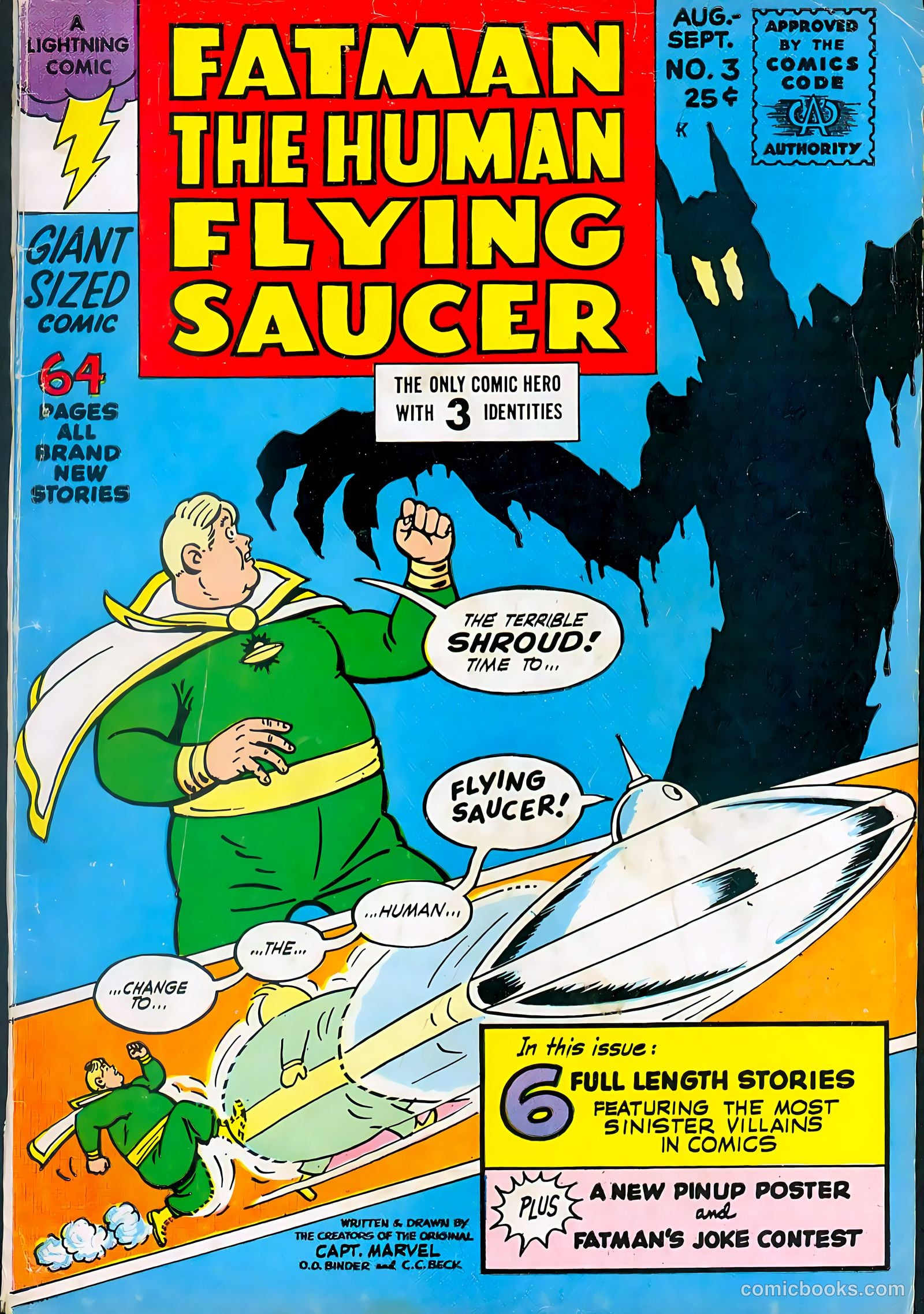 Fatman the Human Flying Saucer #3 — page 1 of 68