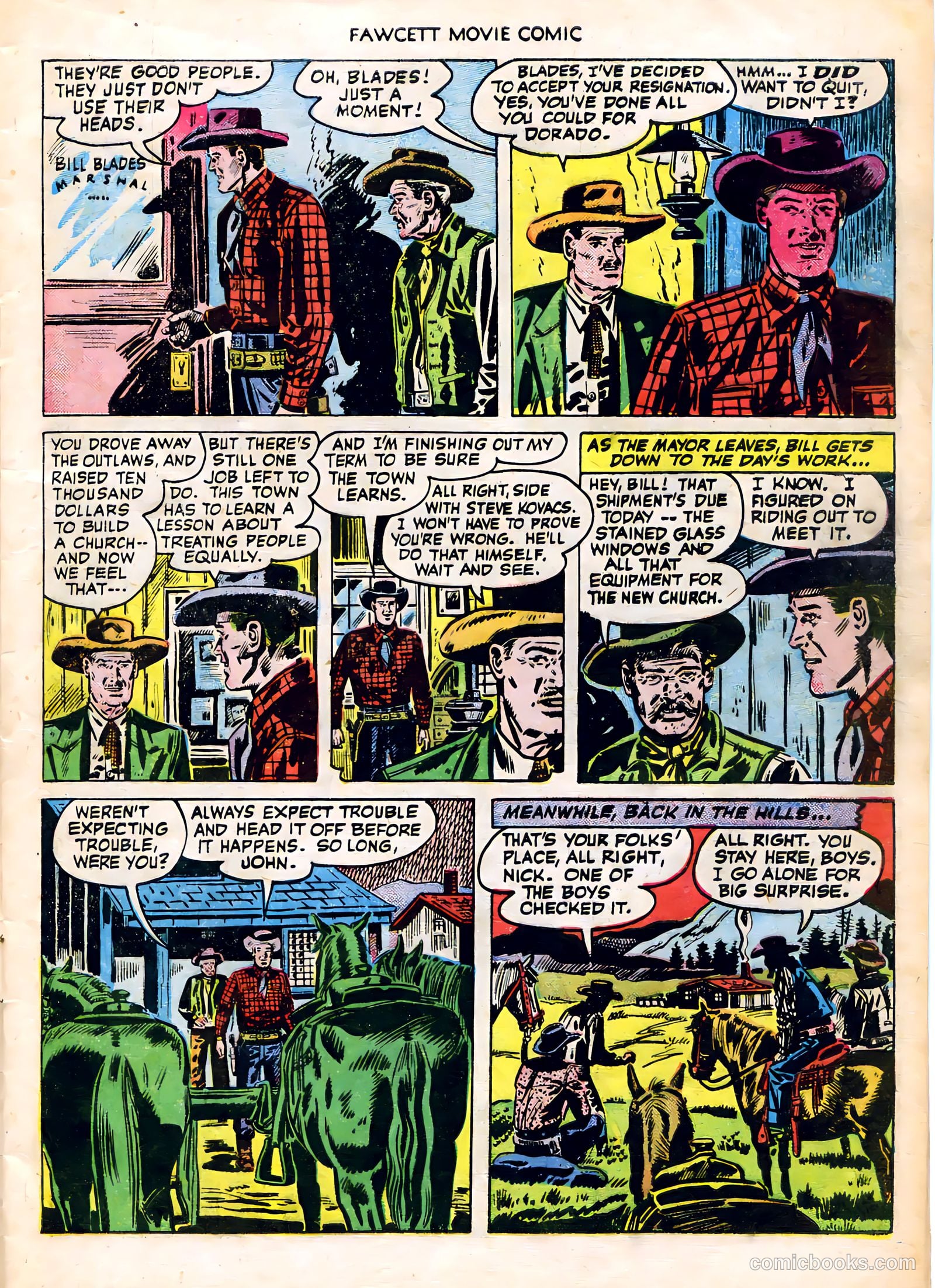 Fawcett Movie Comic #10 — page 9 of 36