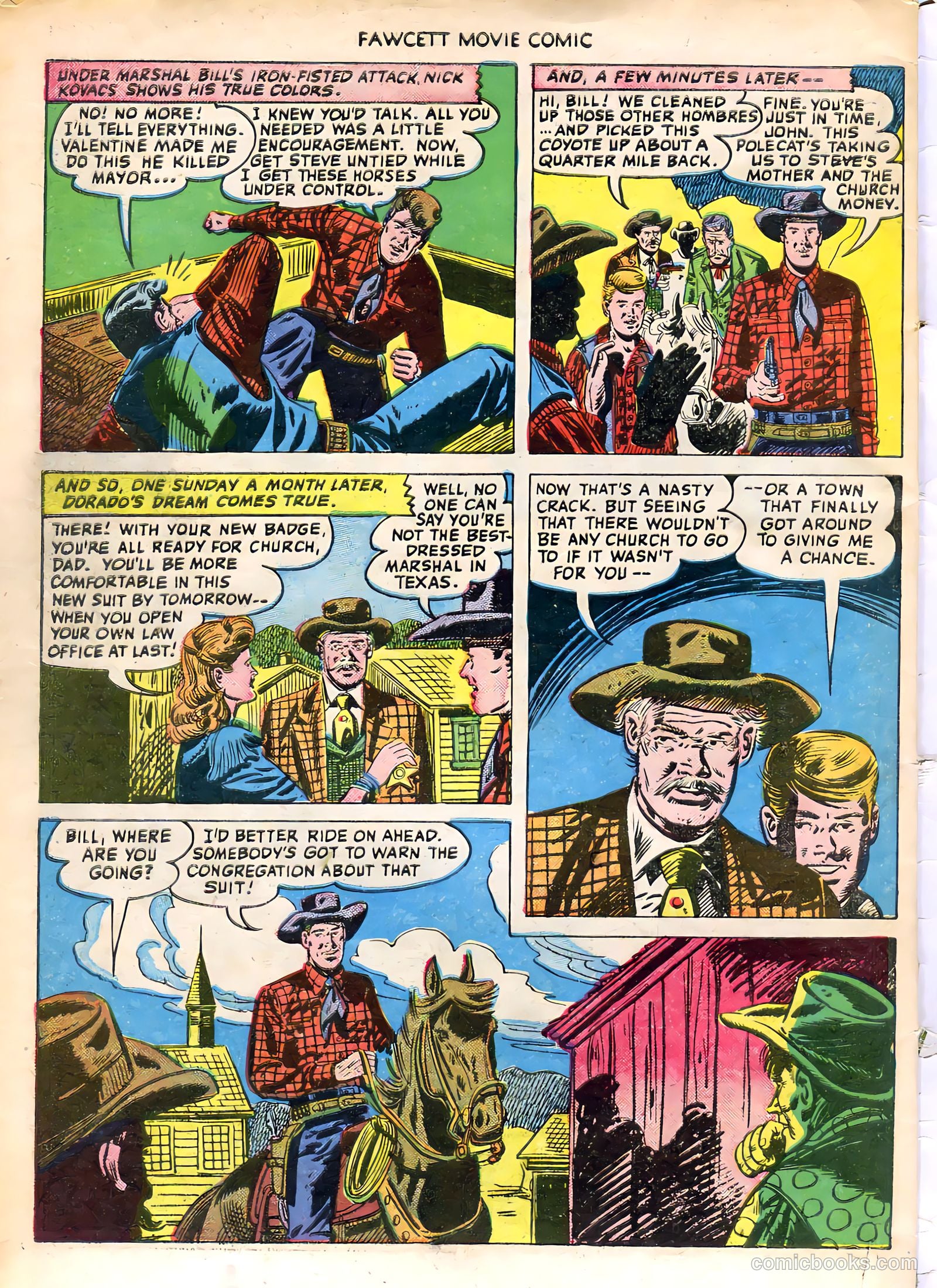 Fawcett Movie Comic #10 — page 34 of 36