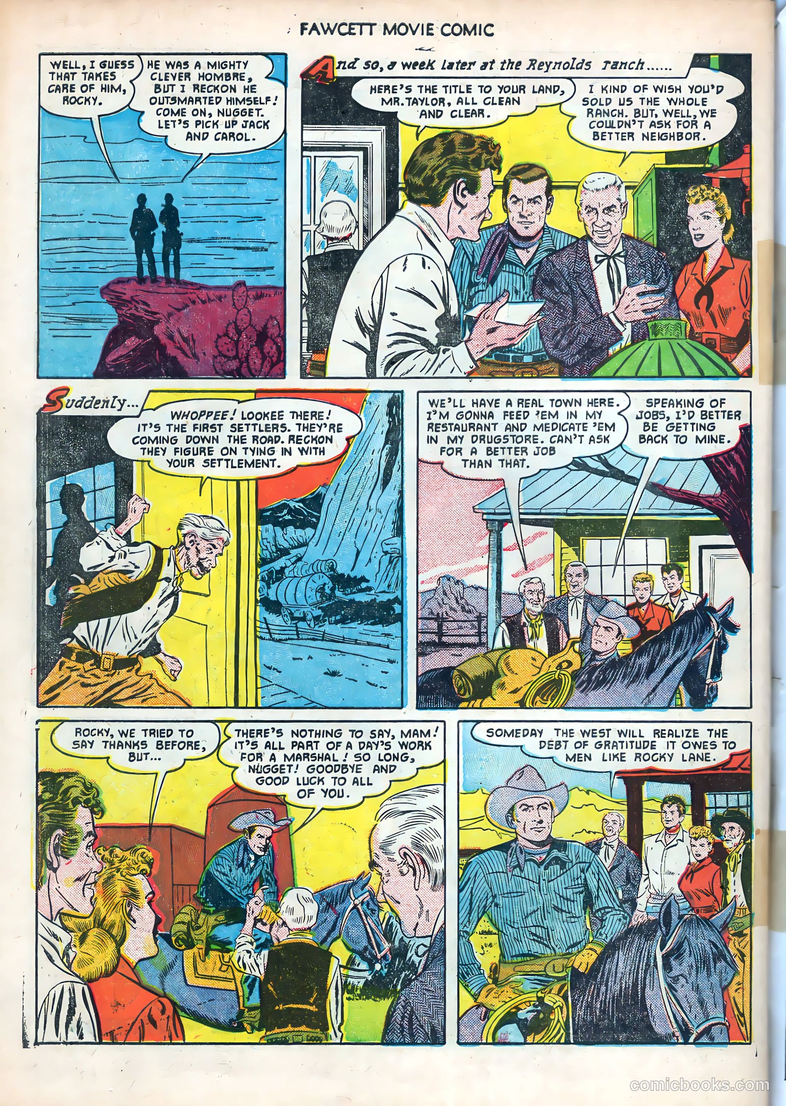 Fawcett Movie Comic #12 — page 34 of 36