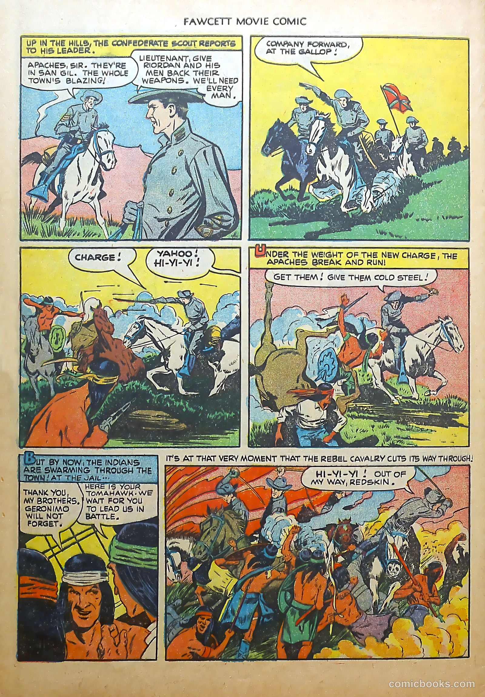 Fawcett Movie Comic #14 — page 32 of 36