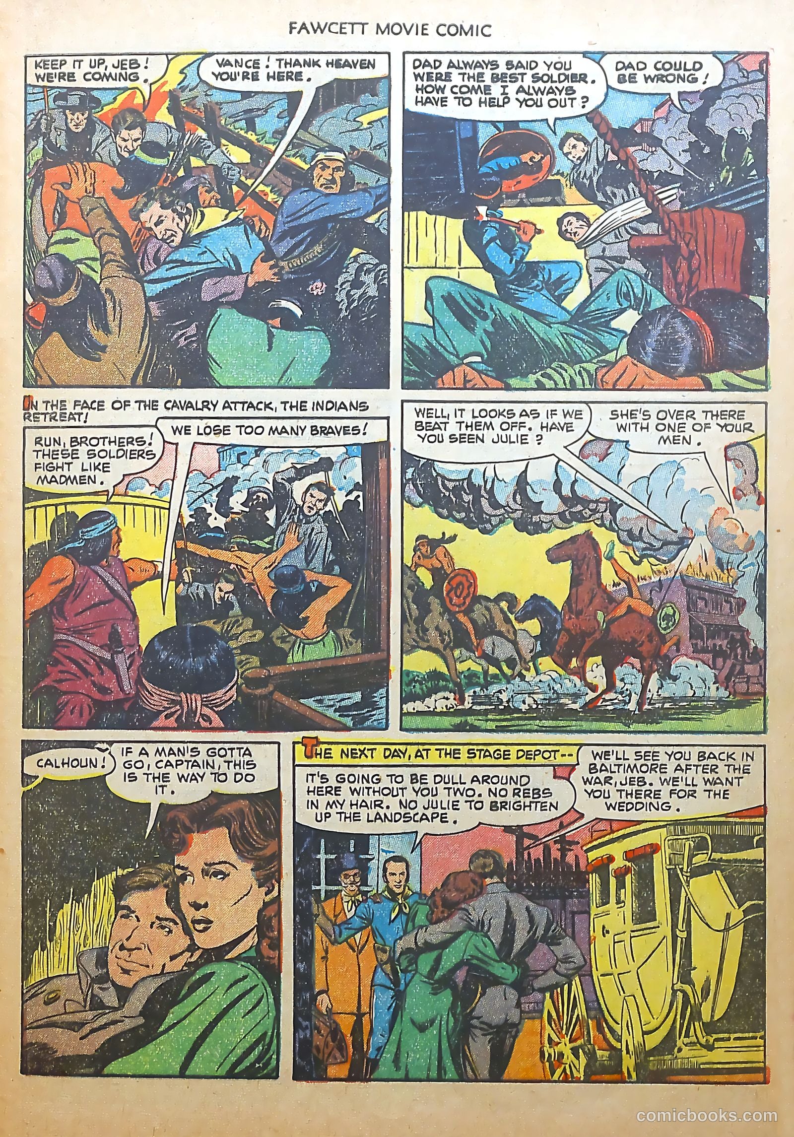 Fawcett Movie Comic #14 — page 33 of 36
