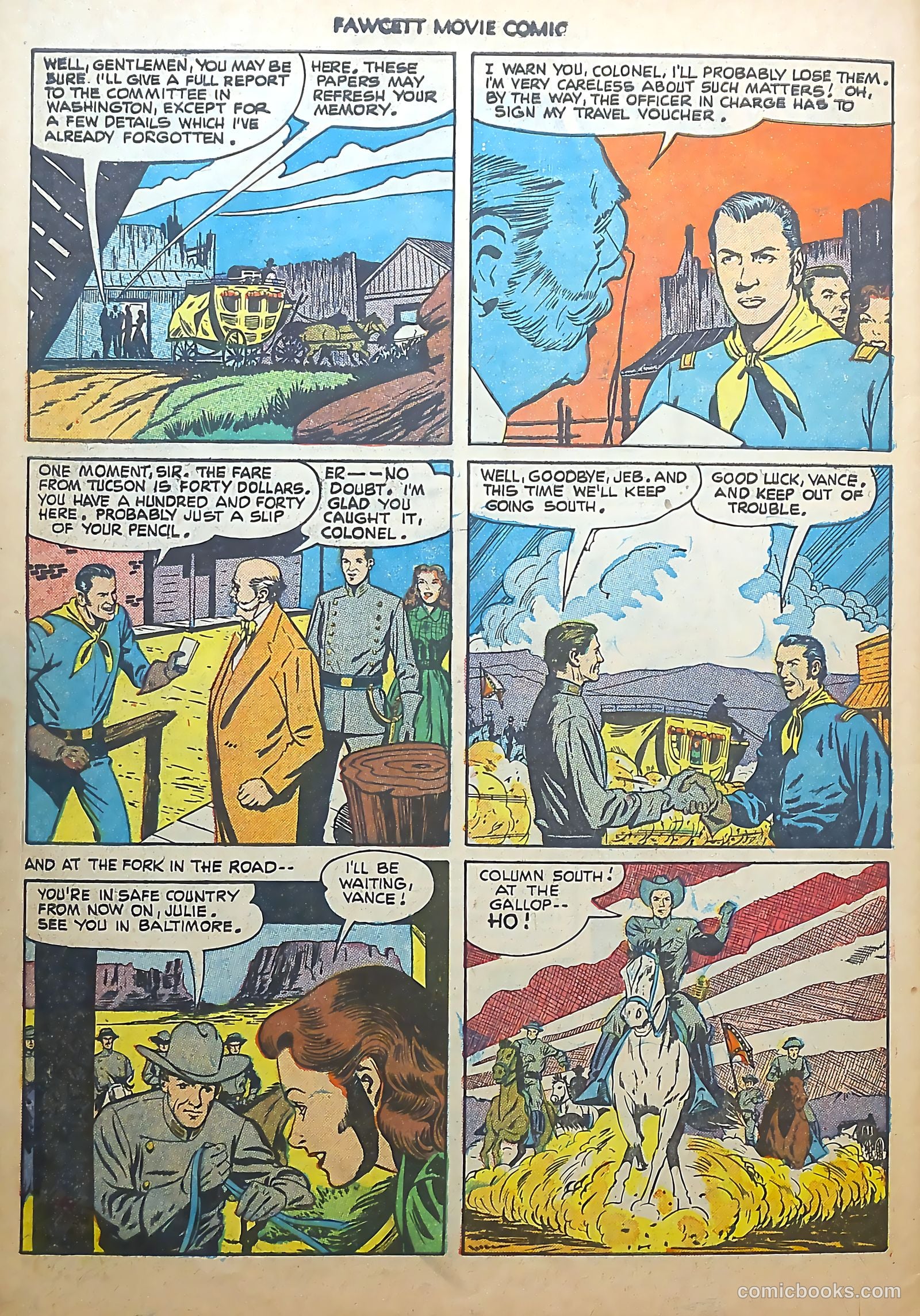 Fawcett Movie Comic #14 — page 34 of 36
