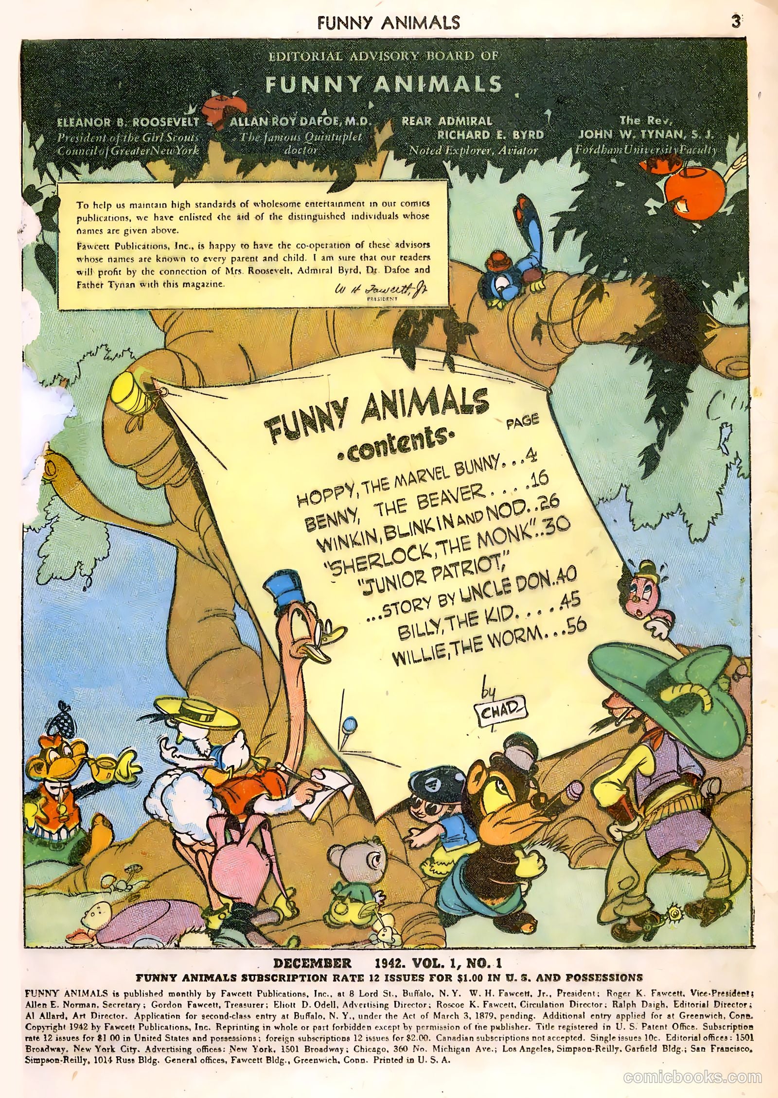 Fawcett's Funny Animals #1 — page 3 of 68