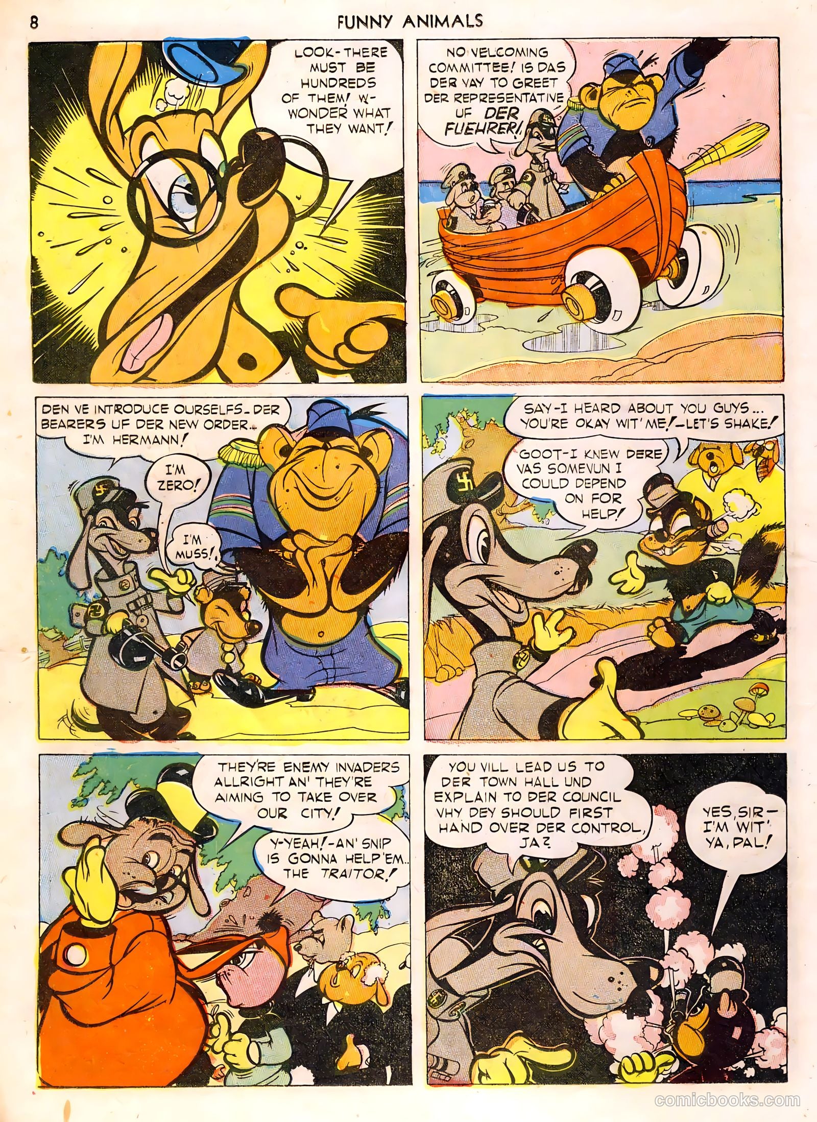 Fawcett's Funny Animals #1 — page 8 of 68