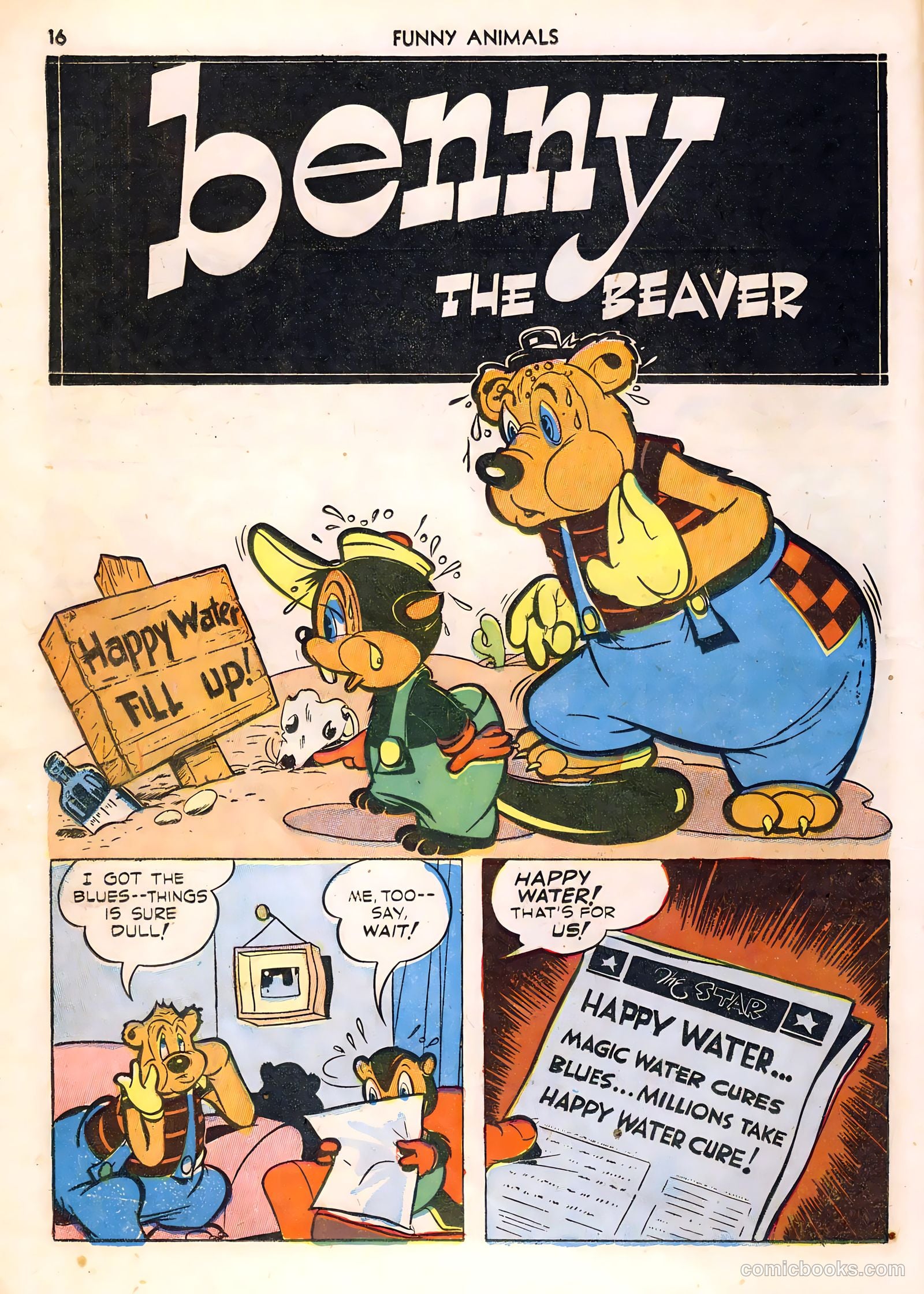 Fawcett's Funny Animals #1 — page 16 of 68