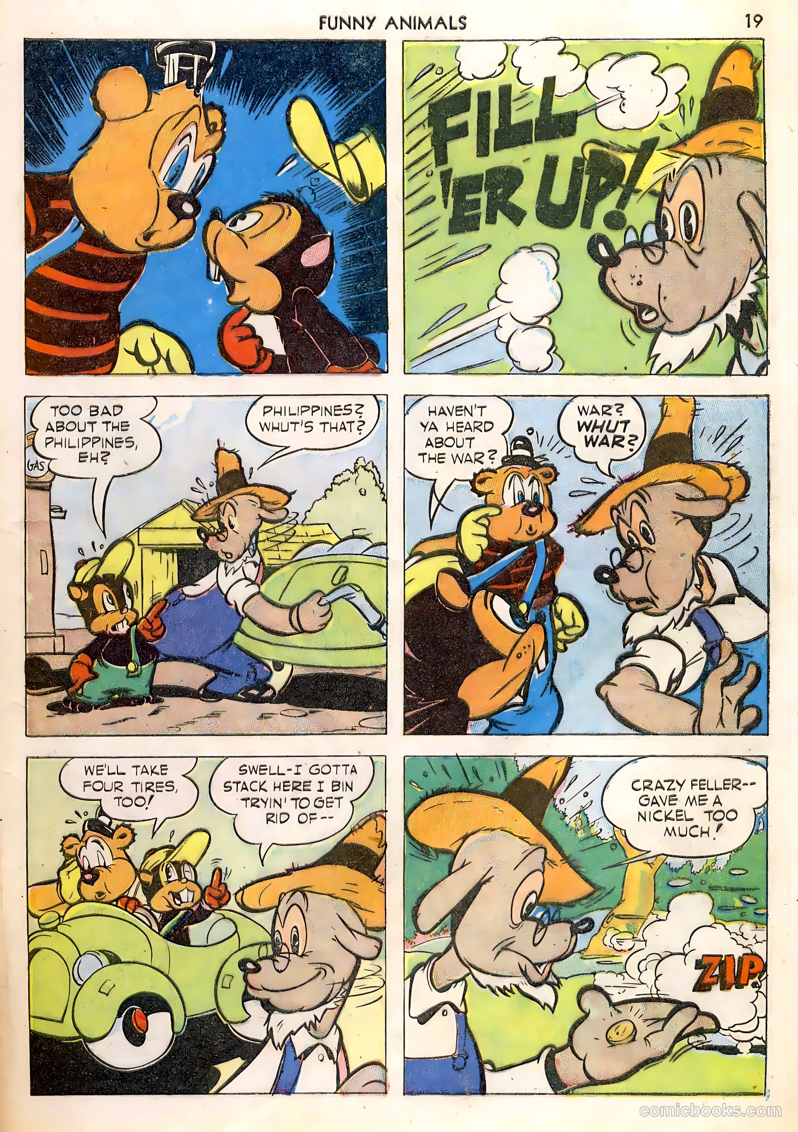 Fawcett's Funny Animals #1 — page 19 of 68