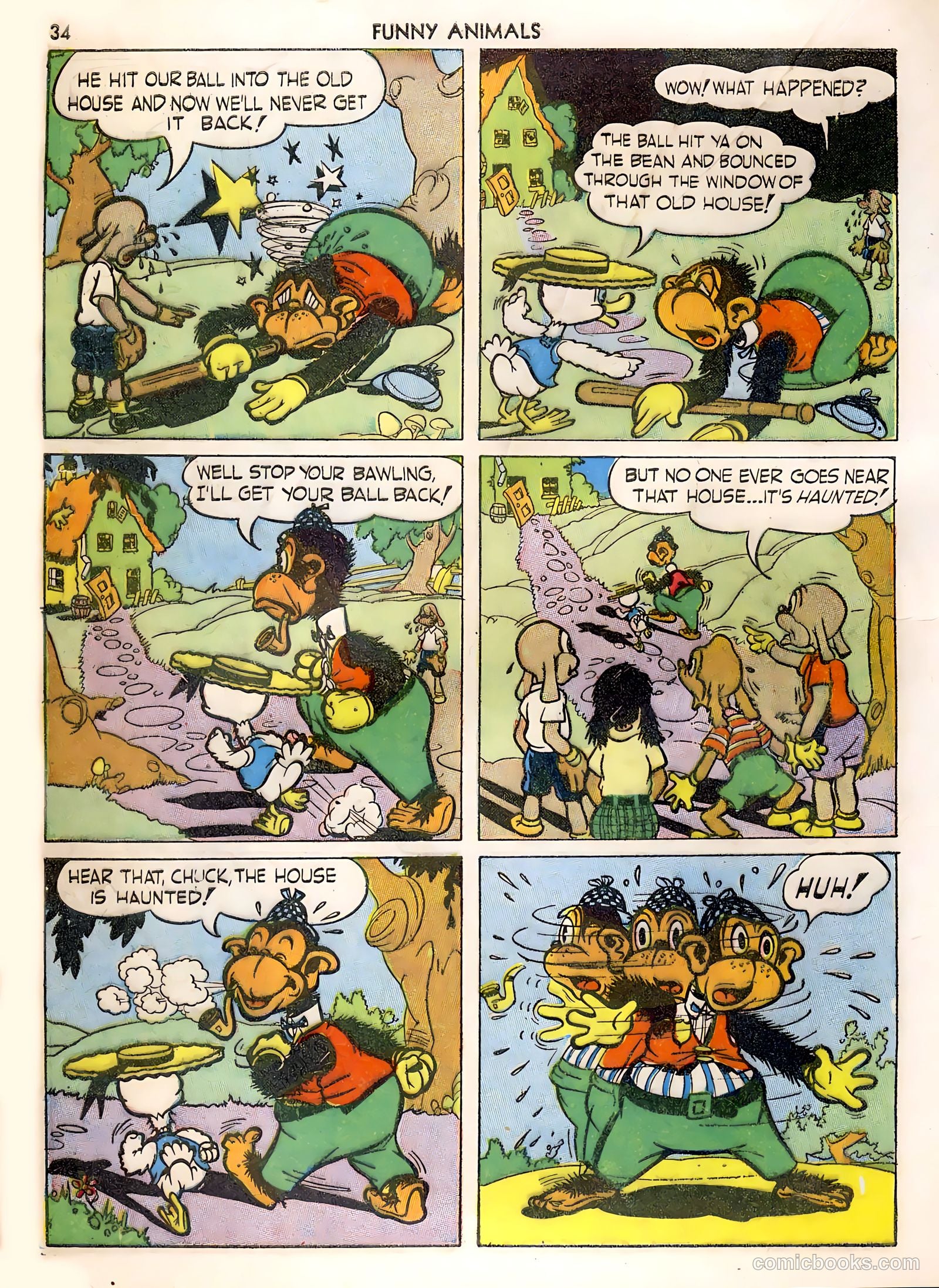 Fawcett's Funny Animals #1 — page 34 of 68